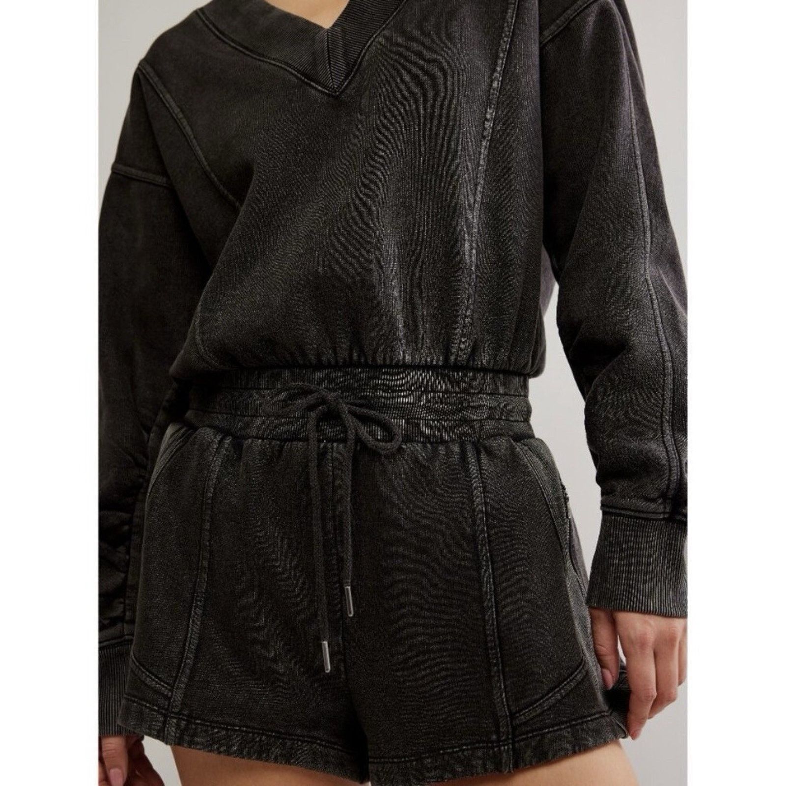 Free People NWT FP Movement Women'sIntercept Romper Size XS Black Size XS / US 0-2 / IT 36-38 - 5 Thumbnail
