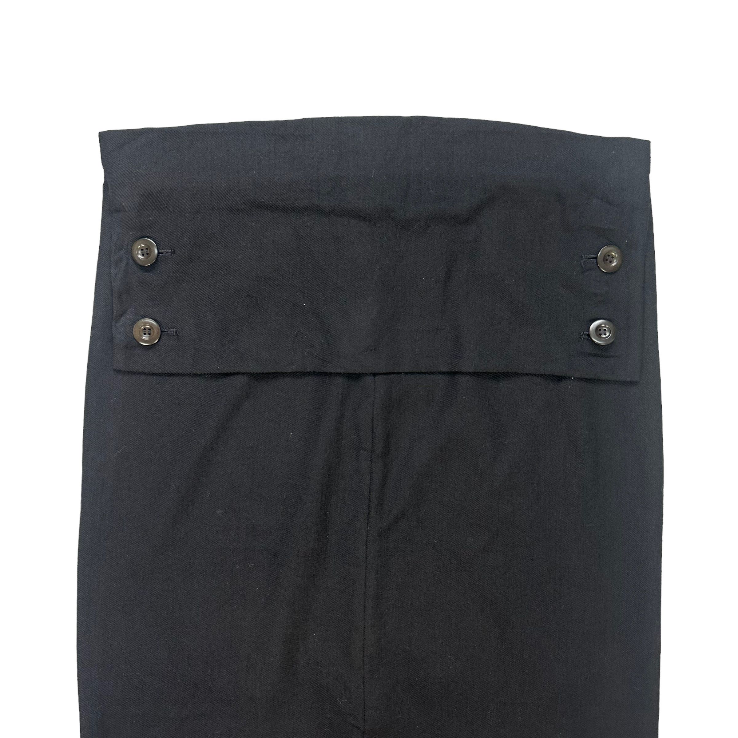 Yohji Yamamoto Y's YOHJI YAMAMOTO LAINE WOOL SKIRT #7732-167 Size 36" / US 14 / IT 50 - 2 Thumbnail