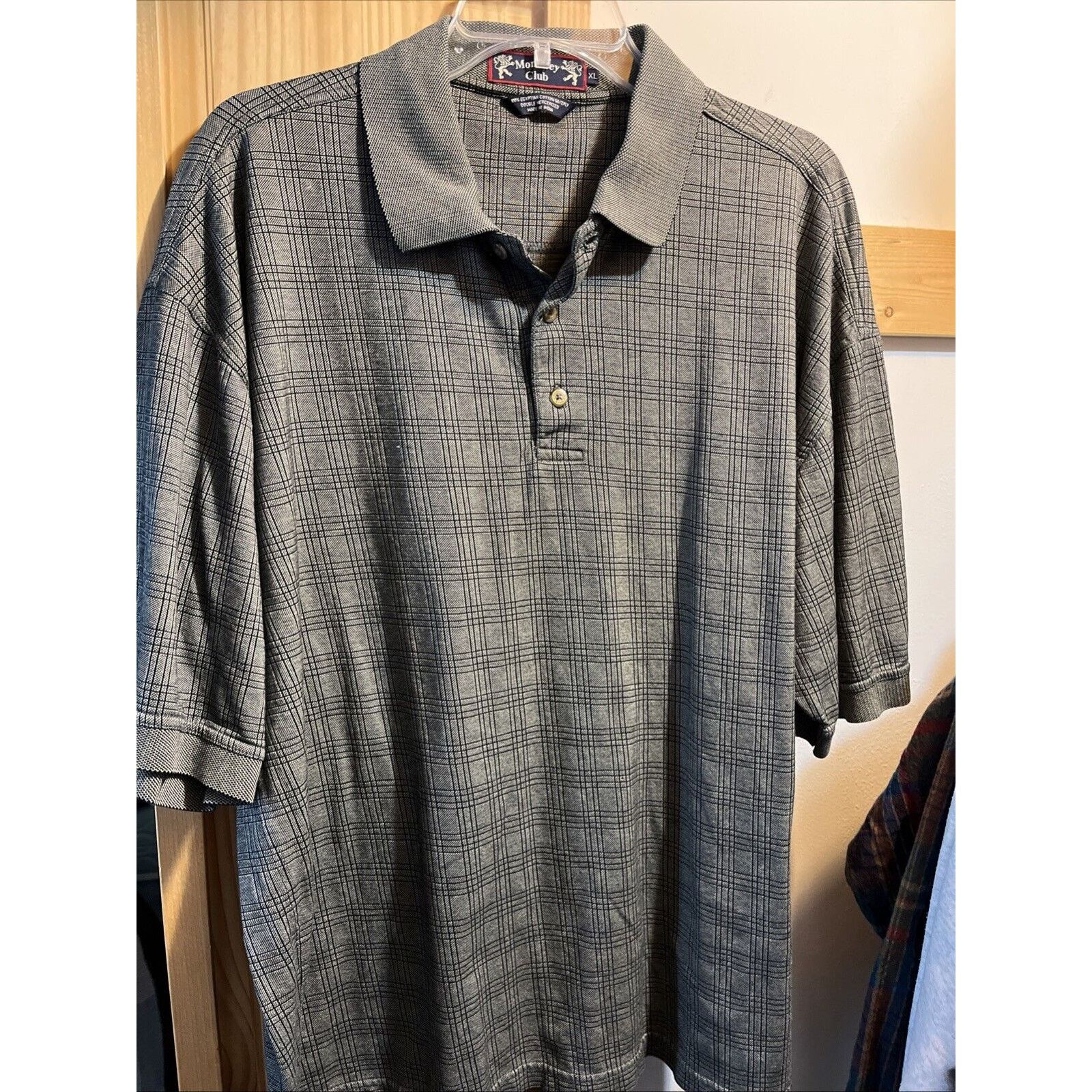 Other Monterey Club VTG Mens XL Gray SS Egyptian Cotton Polo Shirt Size US XL / EU 56 / 4 - 7 Thumbnail