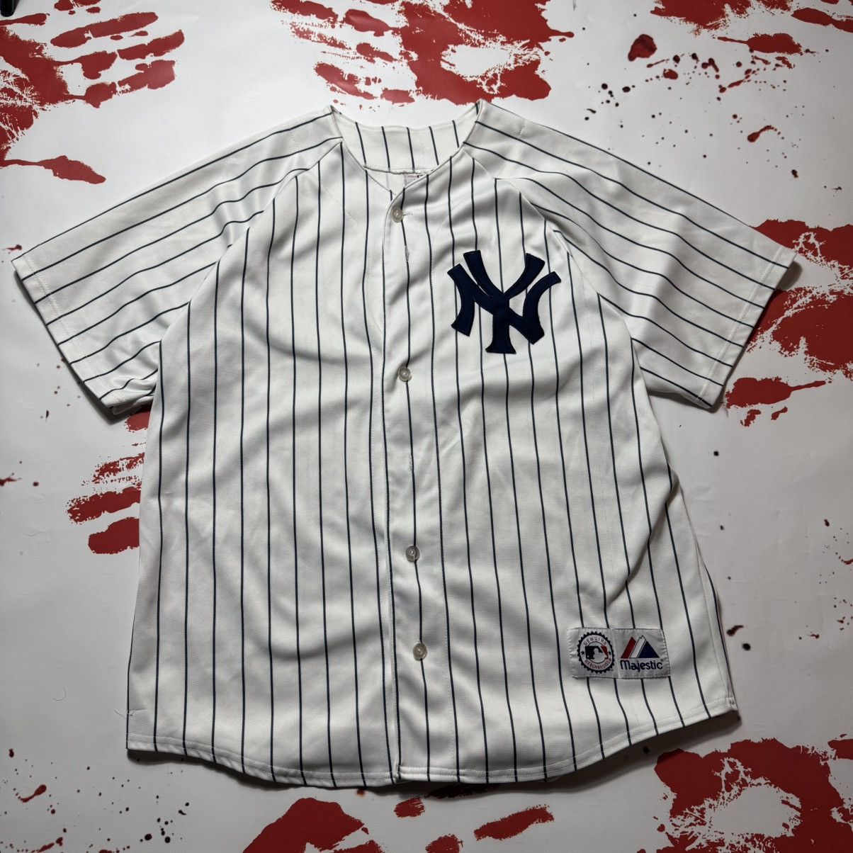 vintage 90s majestic x new york yankees jersey very rare