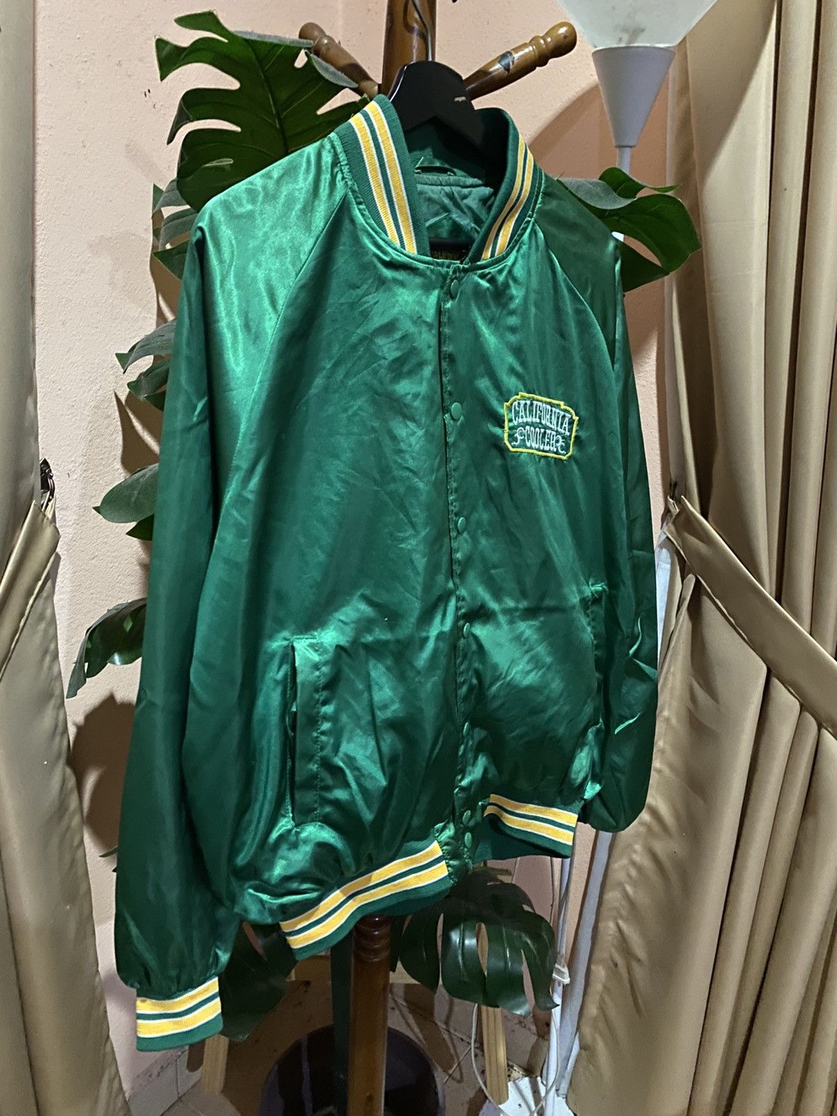 Vintage Vintage California Cooler Satin Bomber Jacket80s Style Retro Size US XL / EU 56 / 4 - 5 Thumbnail