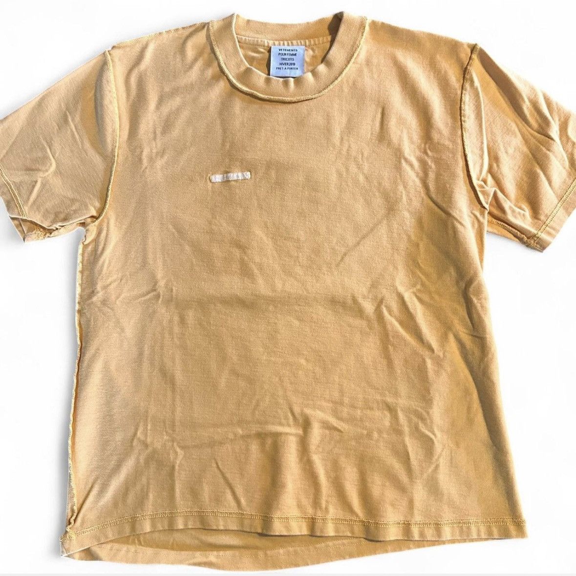 Vetements 2019 Vetements Demna Inside Out Shirt Size Medium M Size M / US 6-8 / IT 42-44 - 3 Thumbnail