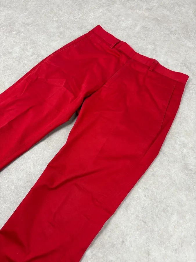 Dior Dior Homme Red Classy Tailored Pants by Kris Van Assche Size US 30 / EU 46 - 6 Thumbnail