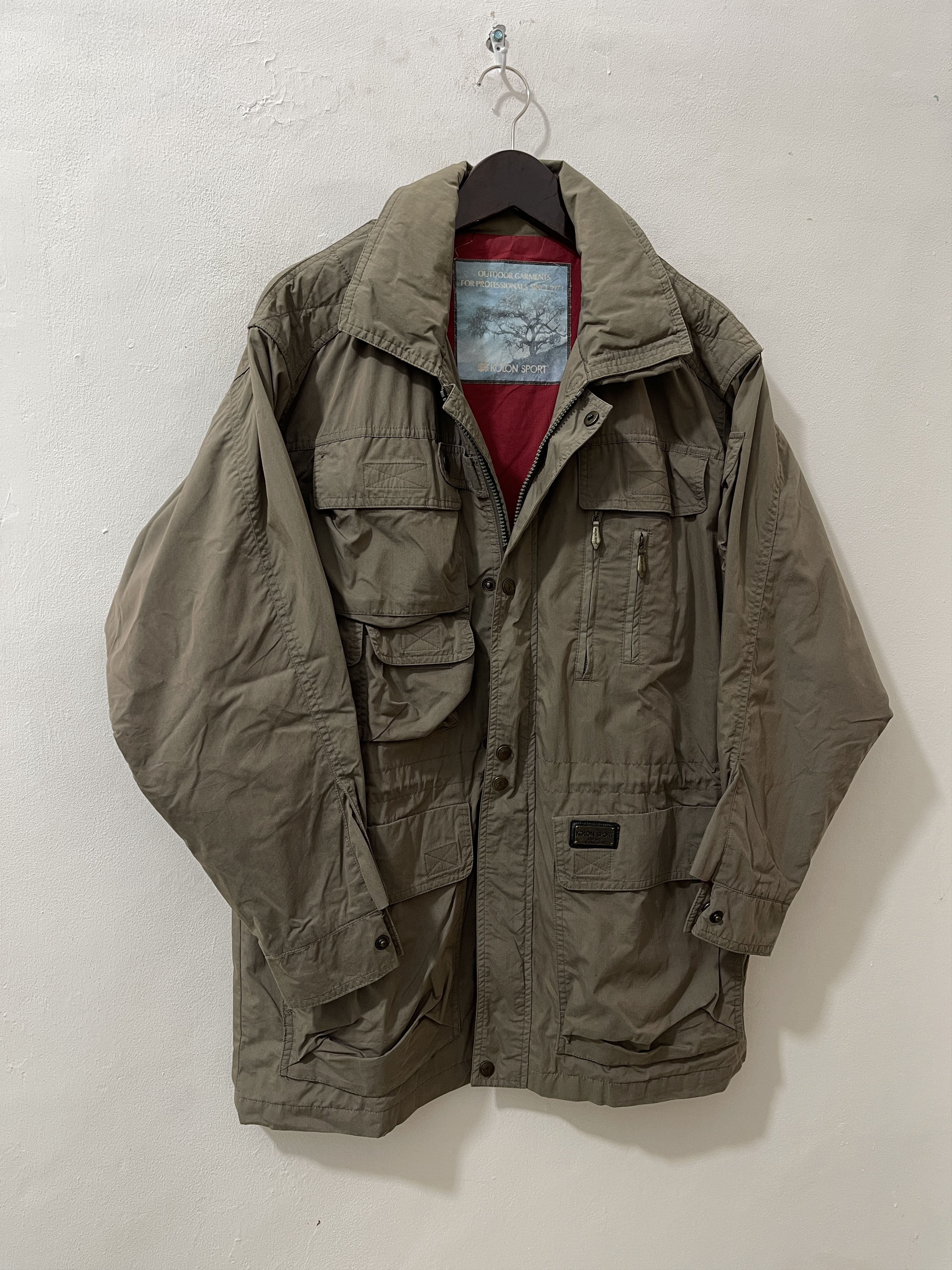 Vintage Vintage Kolon Sports Military Utility Survival Jacket Size US L / EU 52-54 / 3 - 3 Thumbnail