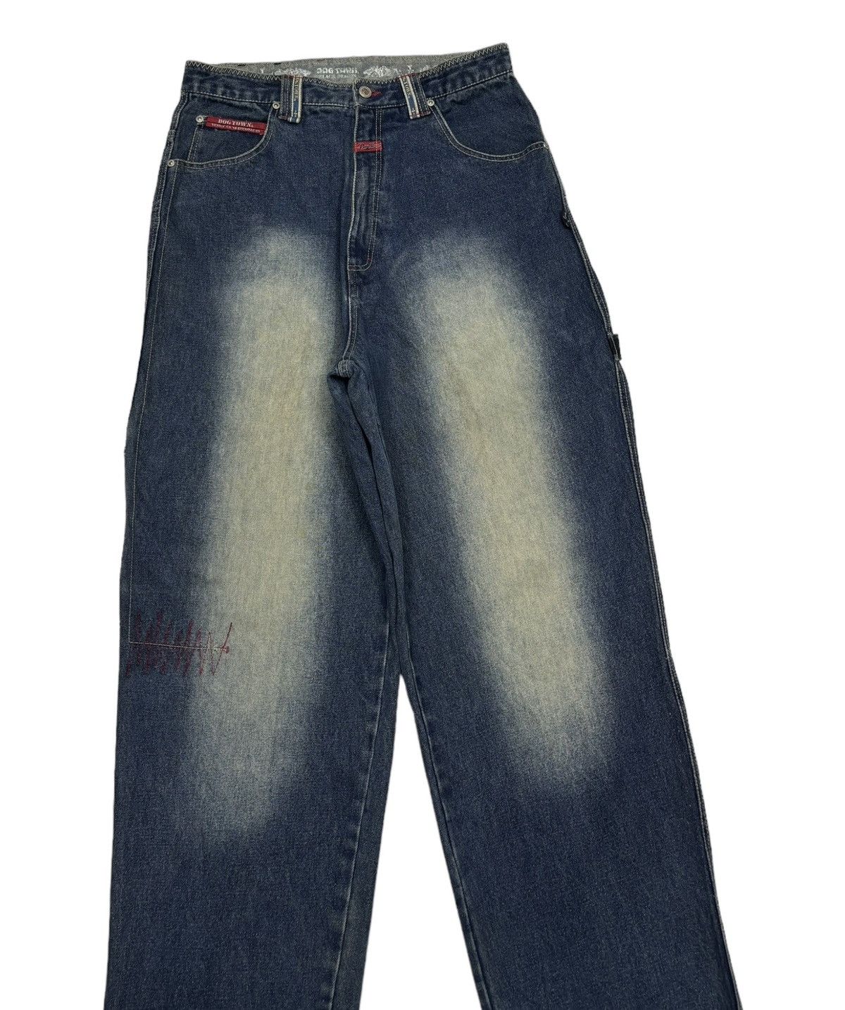 Dogtown × Powell Peralta RARE🔥DOGTOWN SKATEBOARDS BAGGY HIPHOP JEANS BLACK DRAGON Size US 32 / EU 48 - 8 Thumbnail
