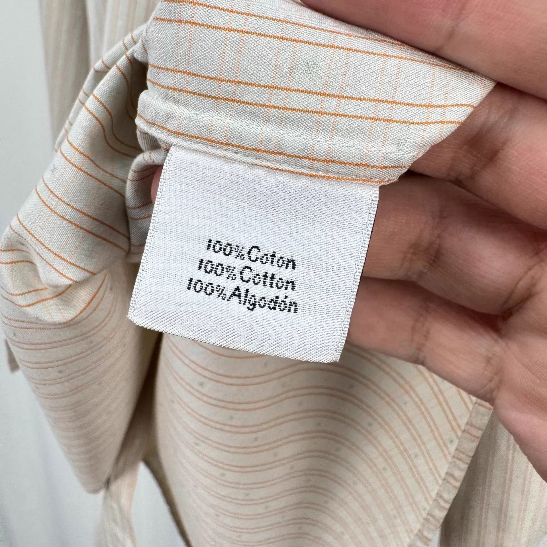 Hermes Hermes Subtle H Allover Stripe Shirt 40 98 New Size US M / EU 48-50 / 2 - 7 Thumbnail