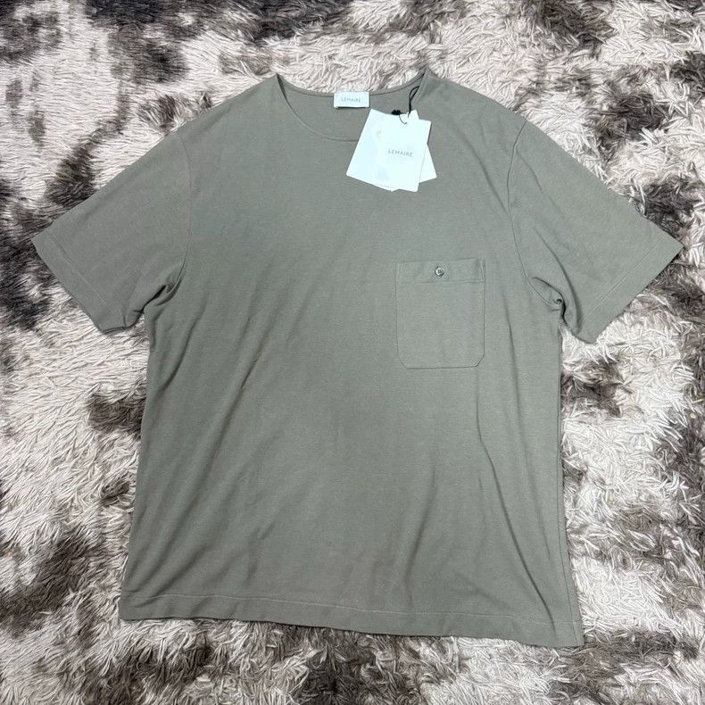 Lemaire Lemaire Cotton short sleeve T-shirt with loose pockets sho Size US M / EU 48-50 / 2 - 1 Thumbnail