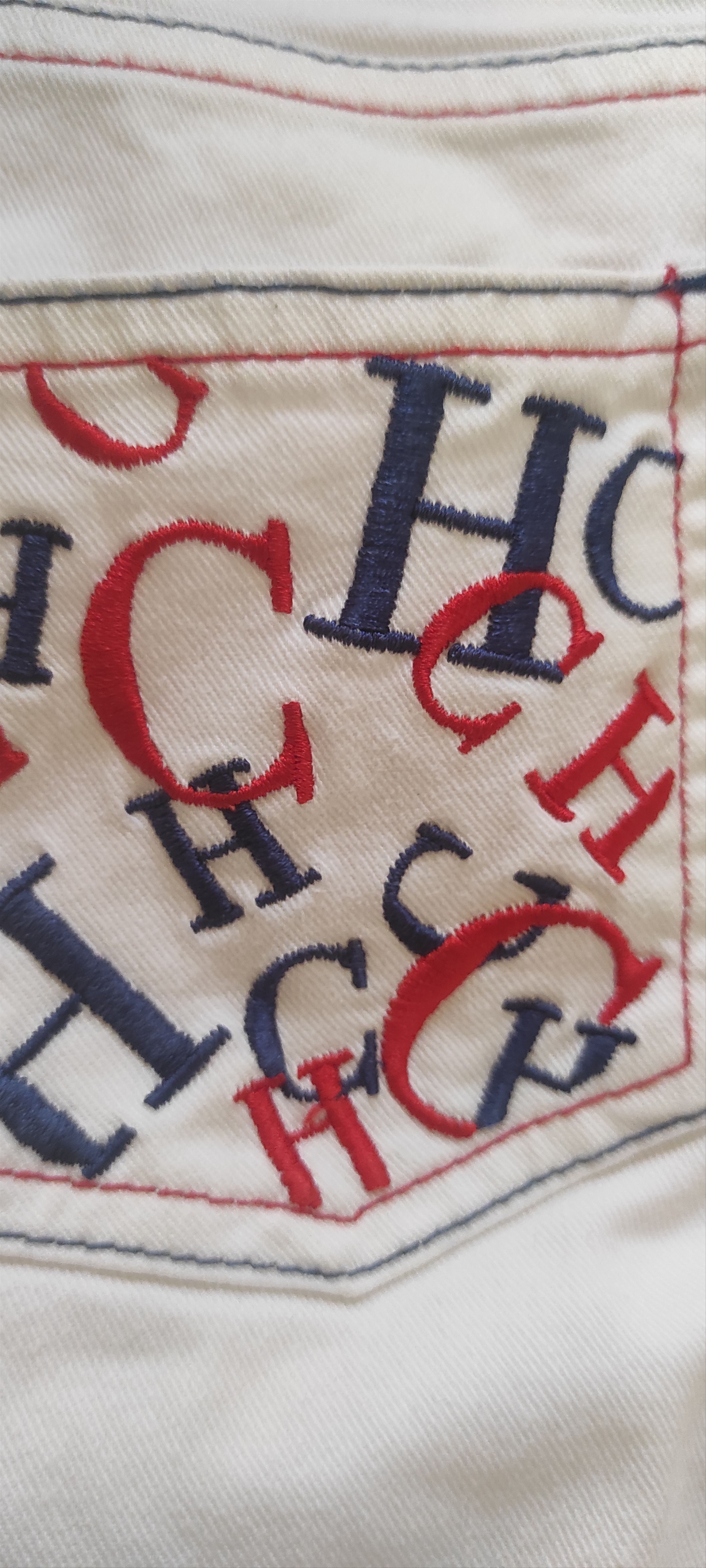 Carolina Herrera Carolina Herrera Logo Embroidery Denim Jeans White Kids Sz 2 Size 26" / US 2 / IT 38 - 12 Thumbnail