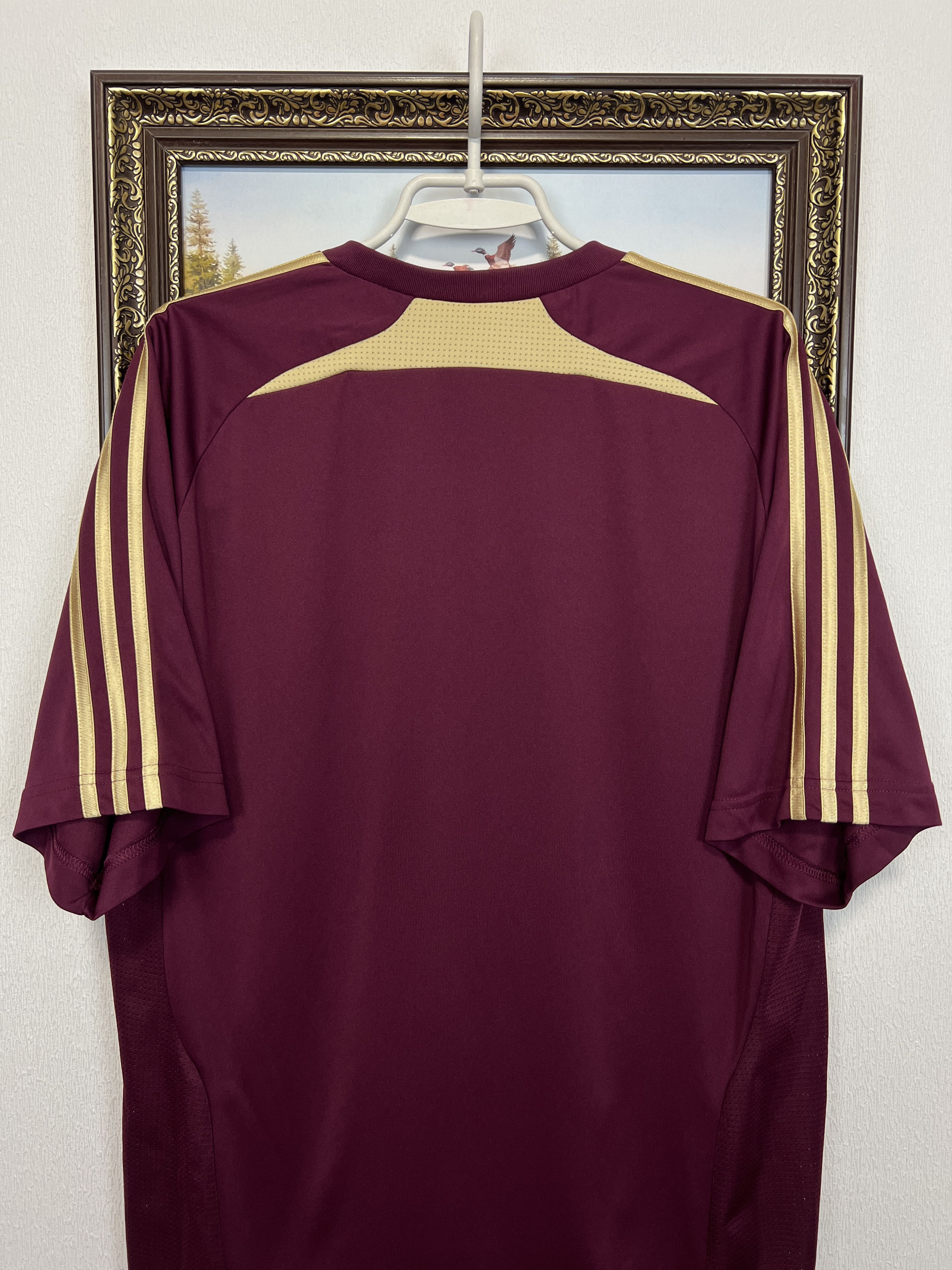 Adidas Lyon Special football shirt Soccer Burgundy Jersey Trikot Size US XL / EU 56 / 4 - 10 Thumbnail
