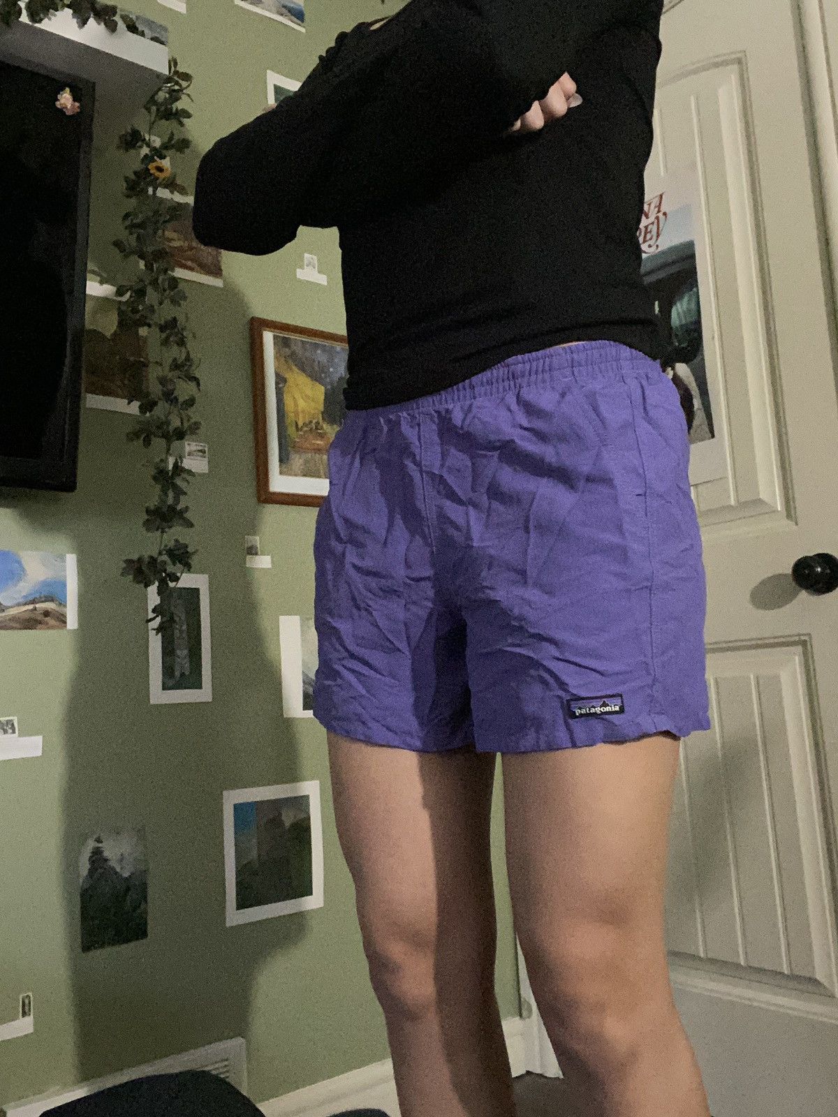 Patagonia Patagonia Baggies Shorts Purple Size 28" / US 6 / IT 42 - 2 Thumbnail