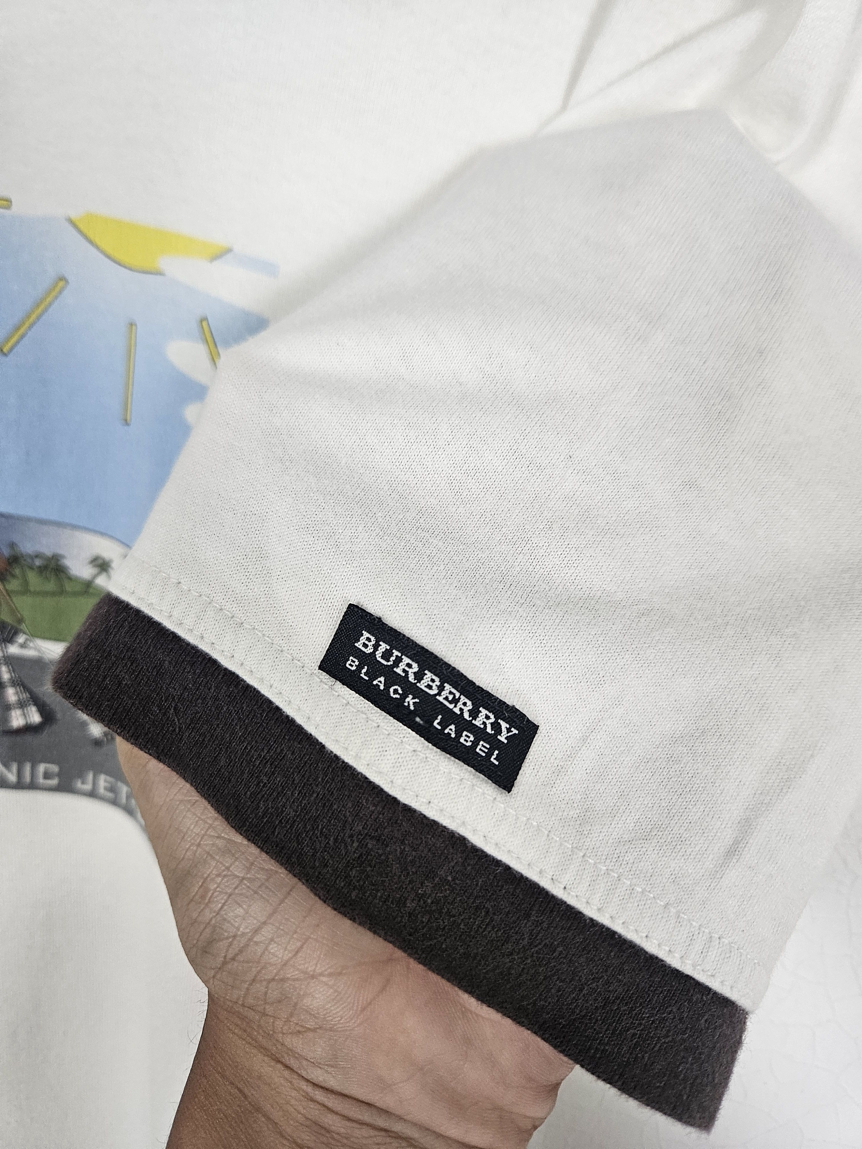 Burberry Burberry Black Label Supersonic Jet-Set Ringer Tour Tee Size US M / EU 48-50 / 2 - 4 Thumbnail