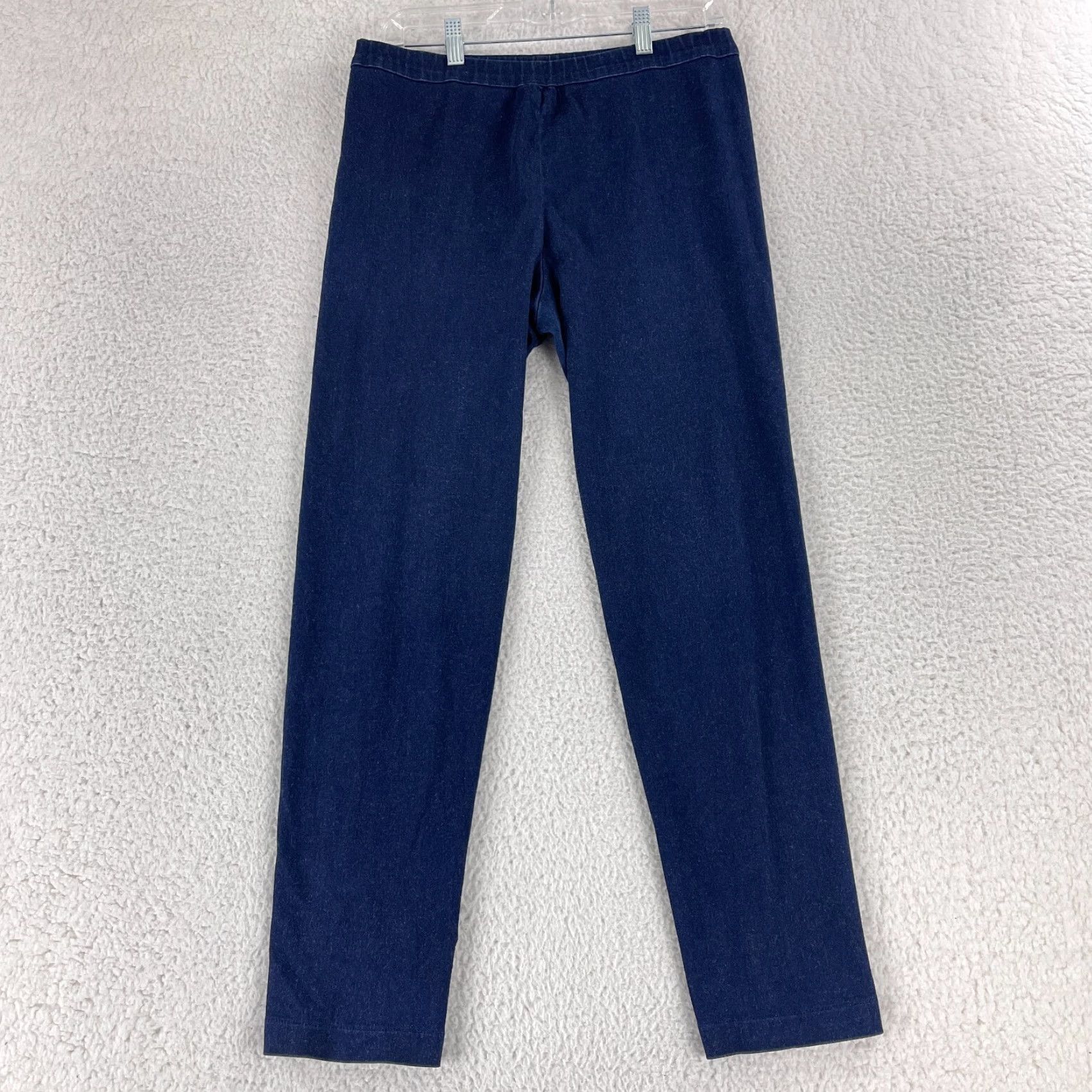 St. John St. John Denim Pull On Skinny Jegging Pants Womens 8 Blue VTG Made in USA Size 30" / US 8 / IT 44 - 2 Thumbnail