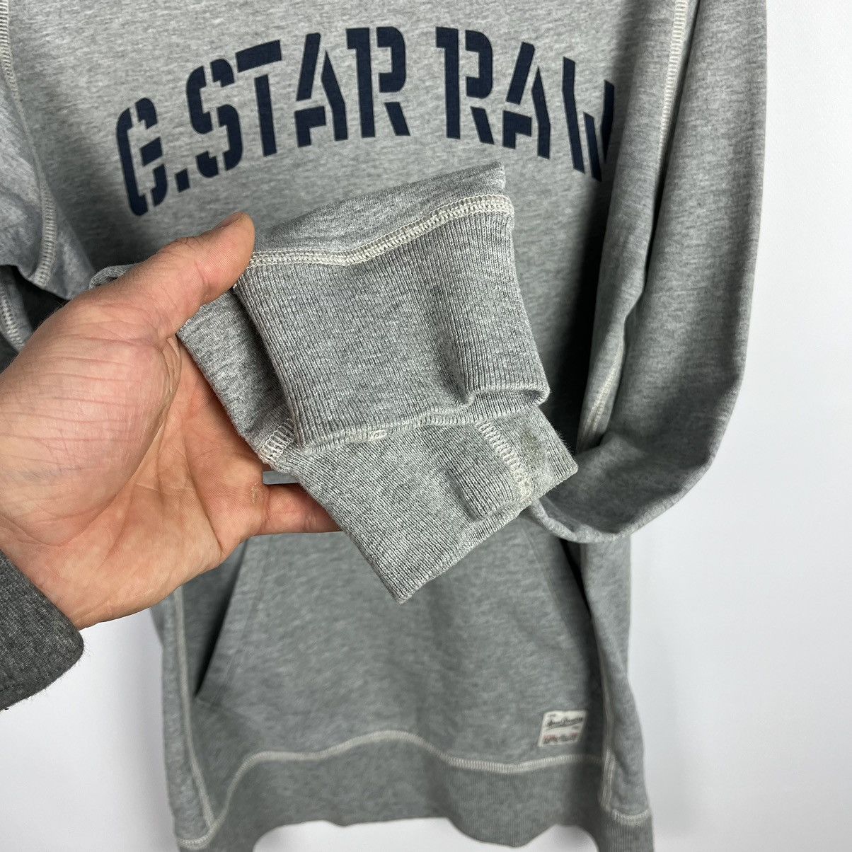 G-Star G-Star Raw Avant Garde Sweatshirt Y2K Men’s Size M Gray Top Size US M / EU 48-50 / 2 - 6 Thumbnail