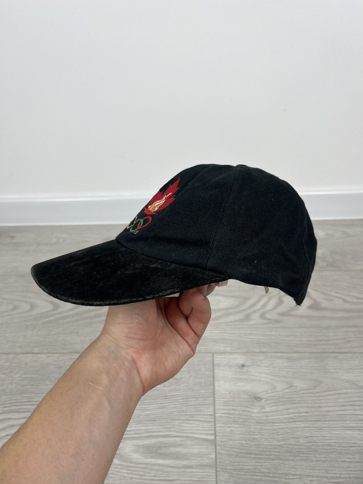USA Olympics × Vintage Atlanta 1996 Olympic Games Vintage Black Cap Hat Size ONE SIZE - 4 Thumbnail