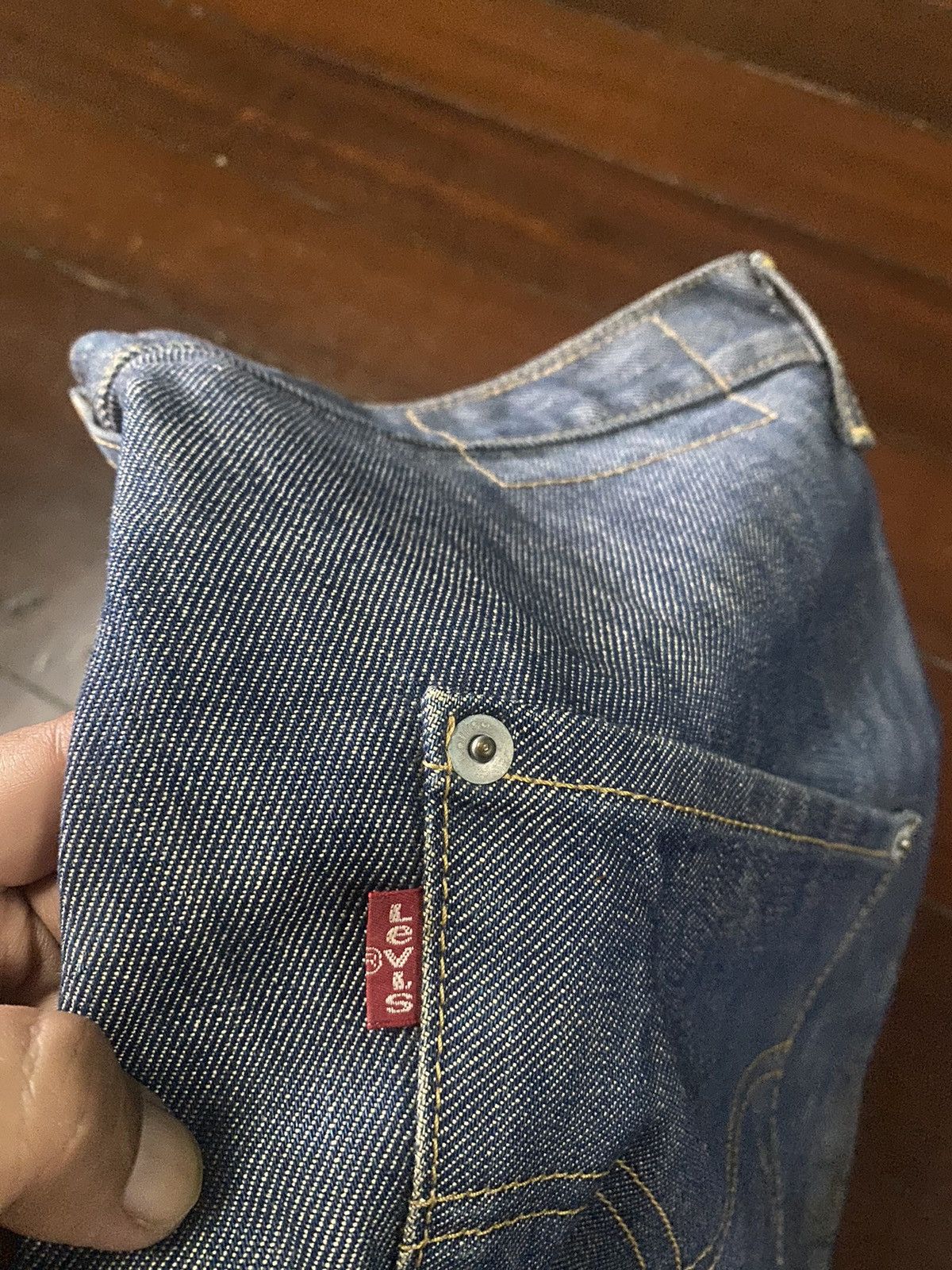 Japanese Brand × Levi's VINTAGE Y2K LEVIS Limited Edition Engineered SILVER Size US 32 / EU 48 - 18 Thumbnail