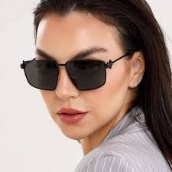 Bottega Veneta NEW BOTTEGA VENETA SUNGLASSES BV1223S 001 AVIATOR BLACK WOME Size ONE SIZE - 2 Thumbnail