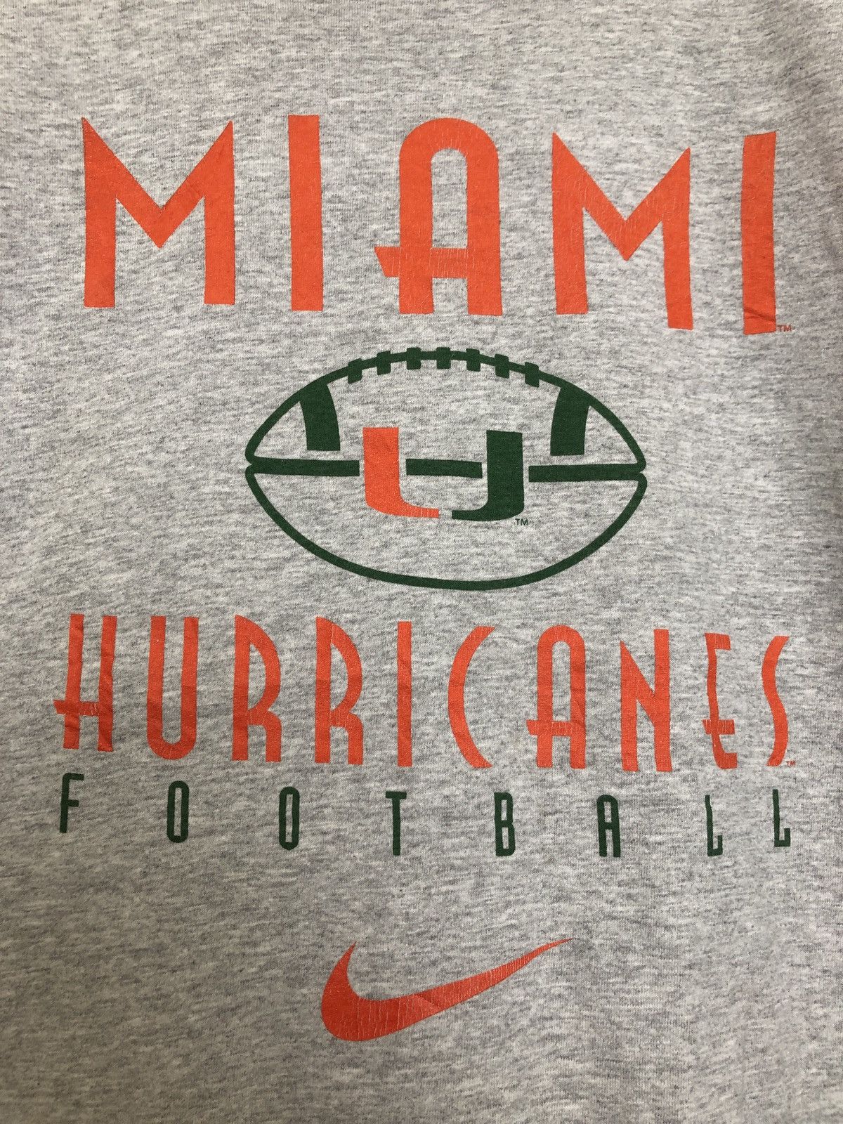Vintage Vintage Nike Miami Hurricanes T-Shirt Size US XL / EU 56 / 4 - 2 Thumbnail