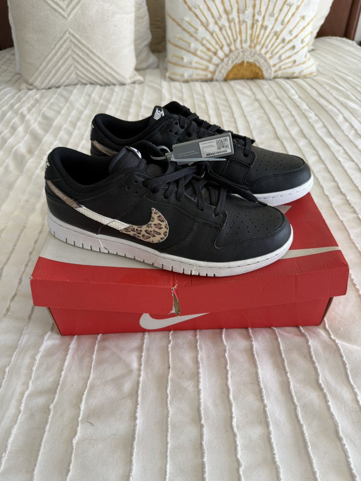 Nike W 11.5 / M 10 - nike dunk low SE animal instinct NWT Size US 11.5 / IT 41.5 - 1 Thumbnail
