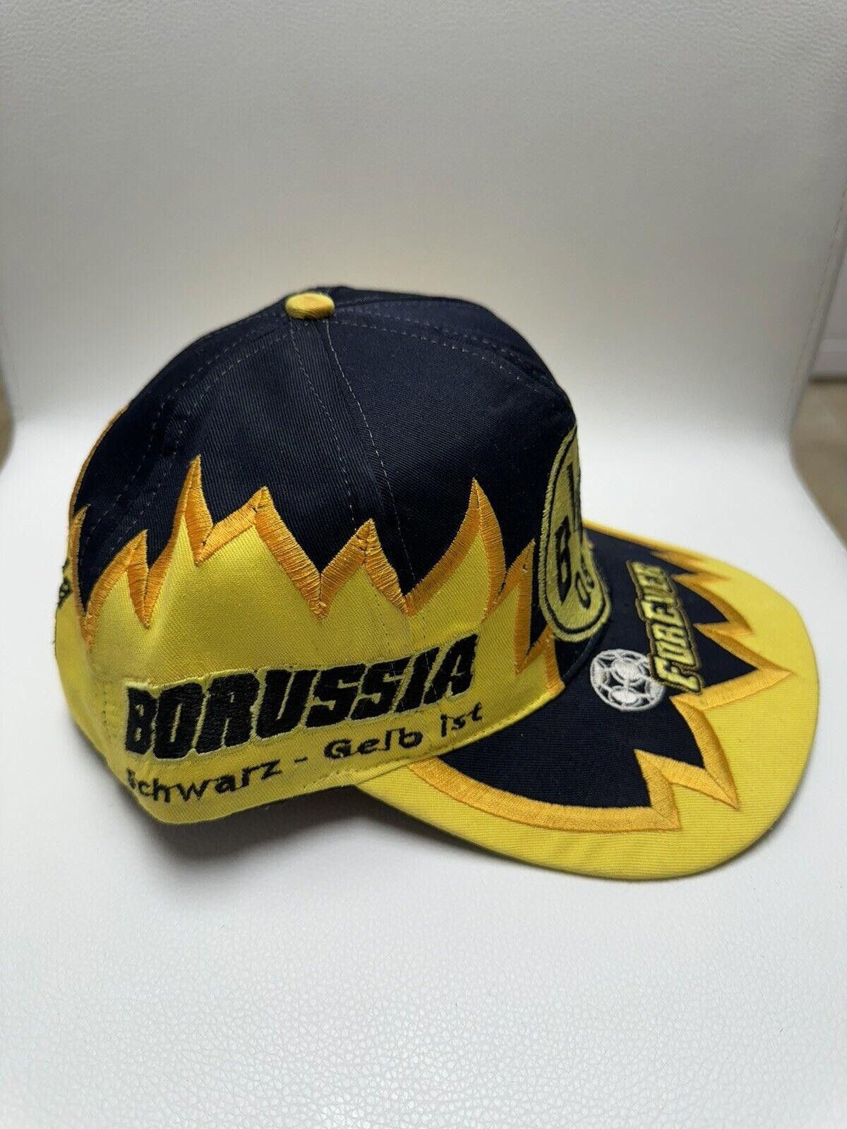 Vintage VTG FIFA Borussia Dortmund BVB Soccer Hat Drew Pearson Size ONE SIZE - 5 Thumbnail