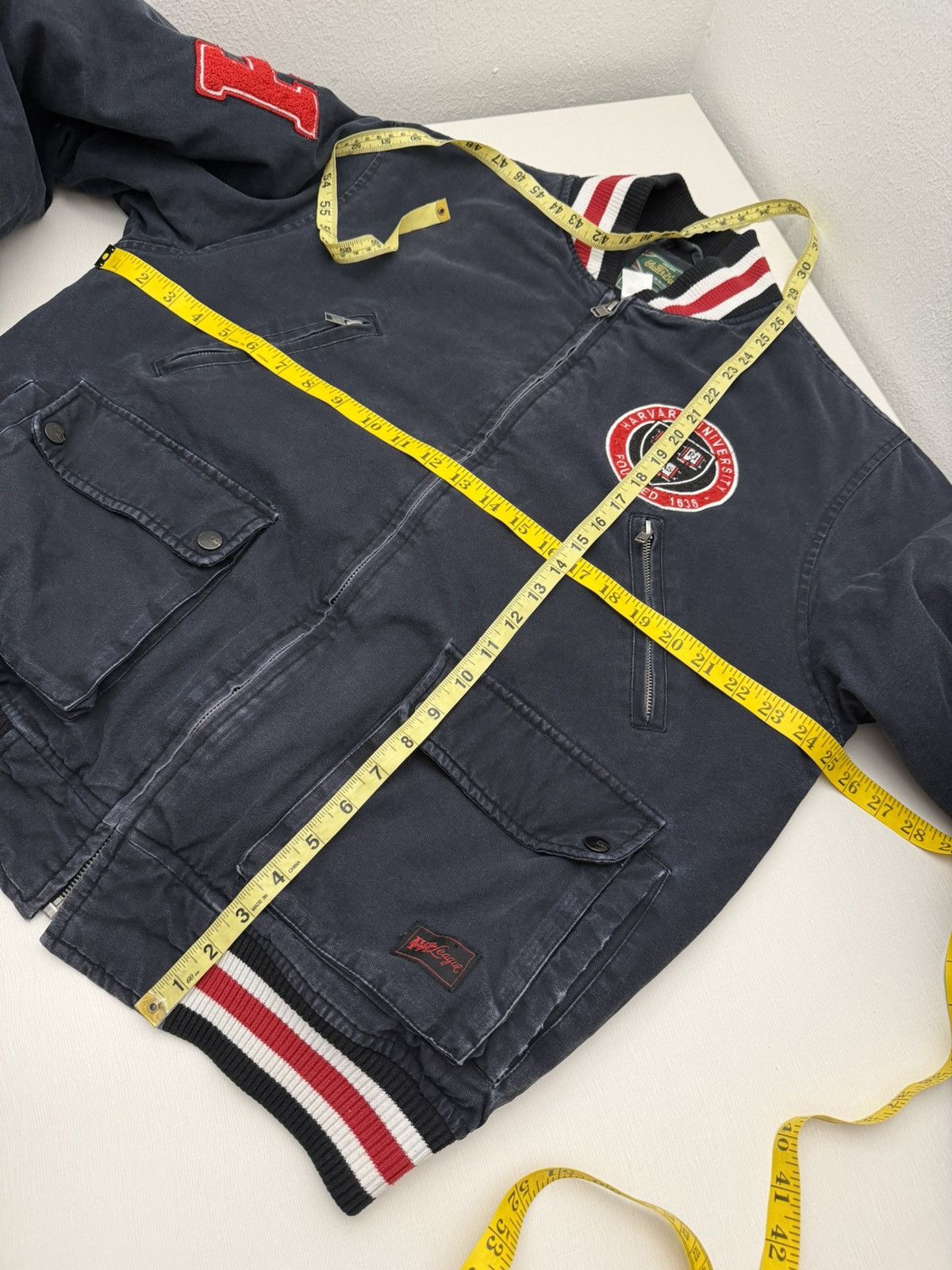 Stall and Dean Vtg Stall & Dean Harvard University Insulated Varsity Bomber Size US M / EU 48-50 / 2 - 6 Thumbnail