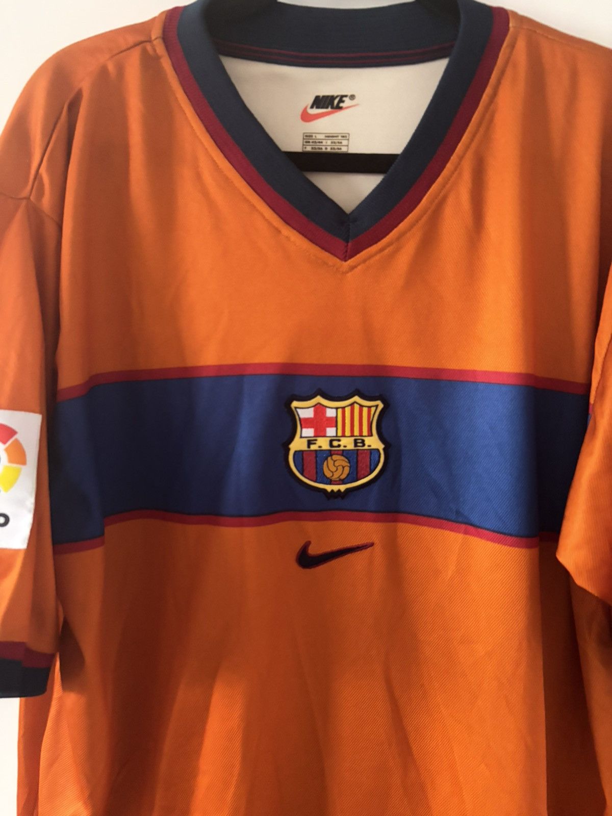 Barcelona nike 1998-2000 trzecia Vintage — zdjęcie 2