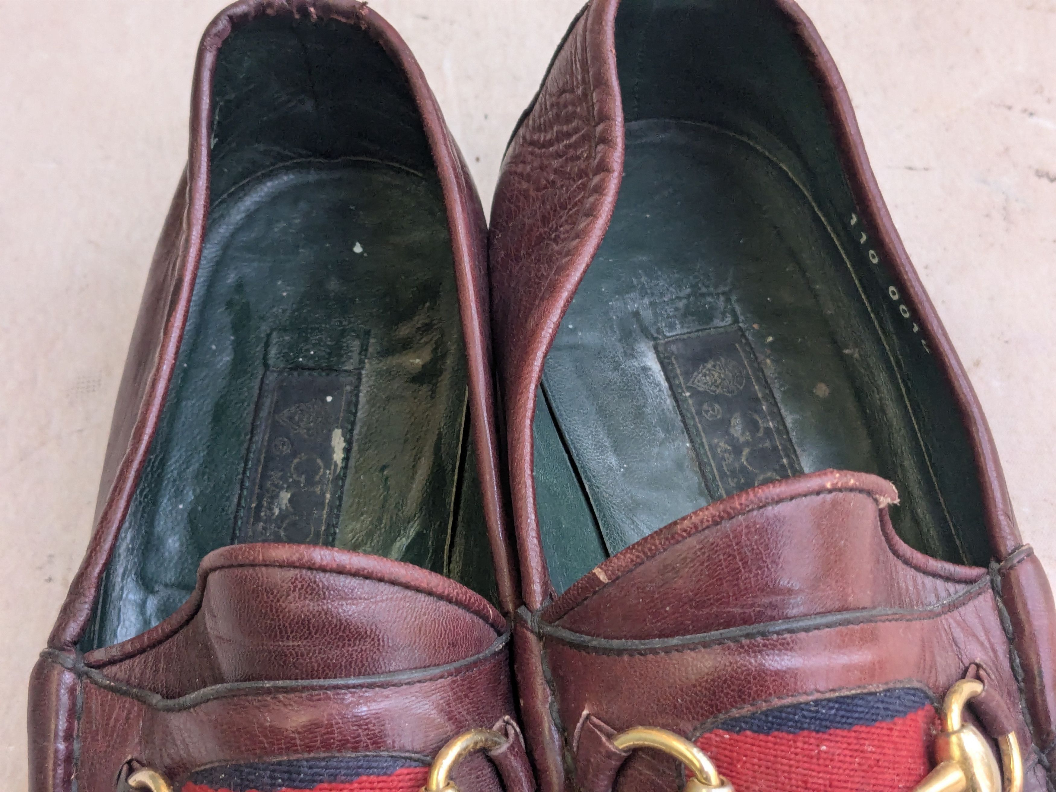 Gucci Vintage Gucci Horsebit Loafers Burgundy Leather 11.5 Snaffle Size US 11.5 / EU 44-45 - 6 Thumbnail