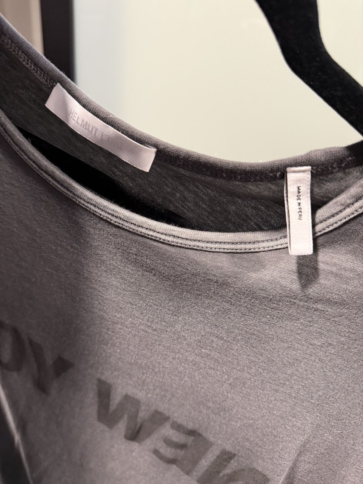 Helmut Lang Helmut Lang Garment Dyed NEW YORK Tee (M) Size US M / EU 48-50 / 2 - 4 Thumbnail