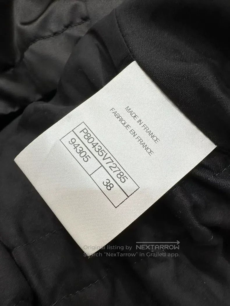 Chanel Chanel 25B black ruffled love hooded jacket Size XS / US 0-2 / IT 36-38 - 6 Thumbnail