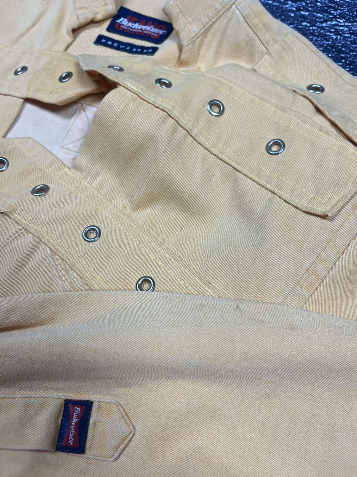 Vintage Vintage Budweiser Avant-garde Yellow jacket Size M Size M / US 6-8 / IT 42-44 - 12 Thumbnail