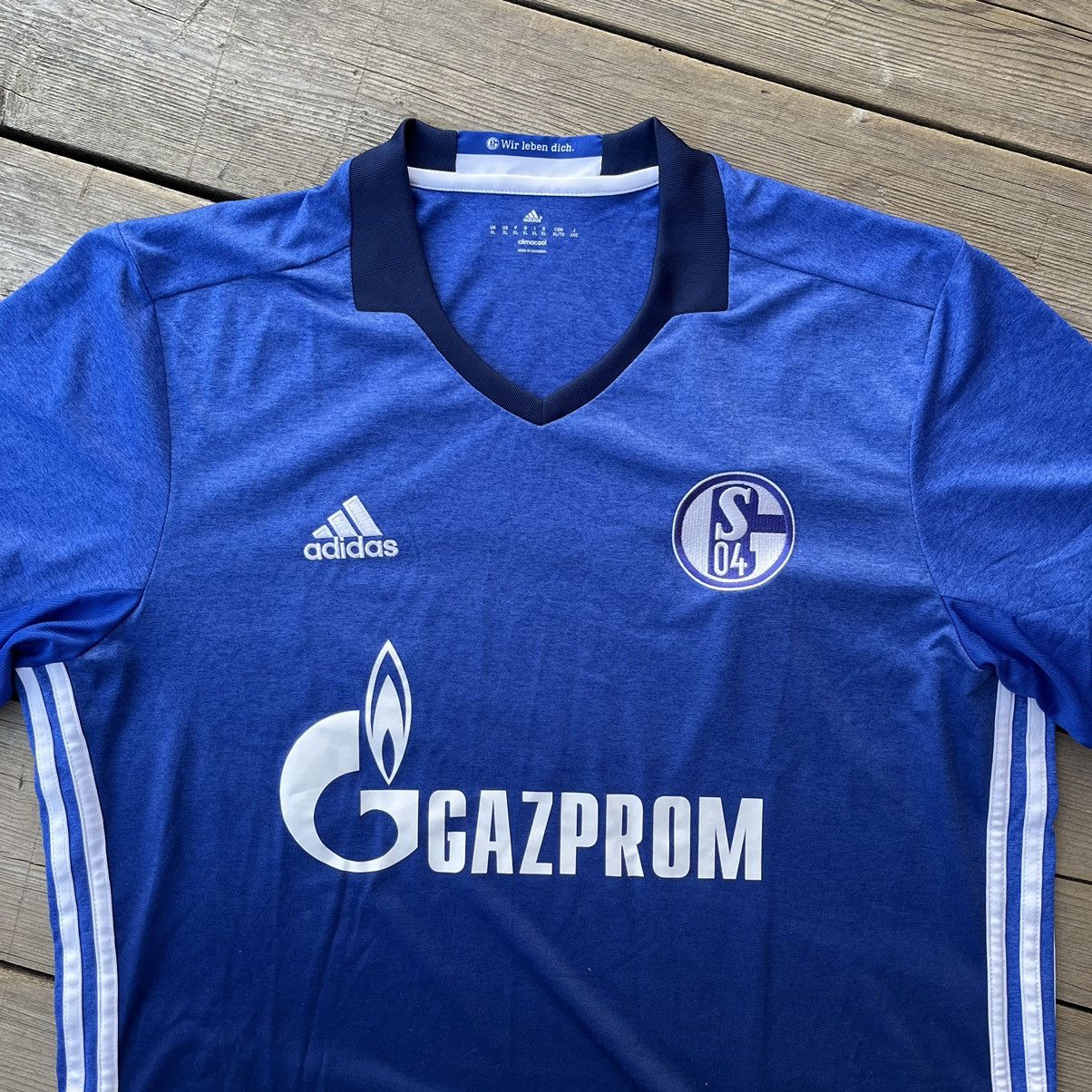 Adidas SCHALKE 04 HOME KIT 2017/2018 Size US XL / EU 56 / 4 - 2 Thumbnail