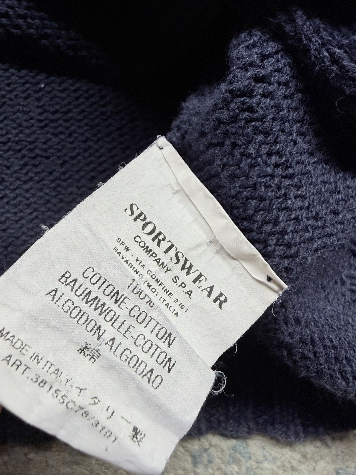 Stone Island Vintage Stone Island SS 2003 1/4 Half Zip Hoodie Size US M / EU 48-50 / 2 - 4 Thumbnail