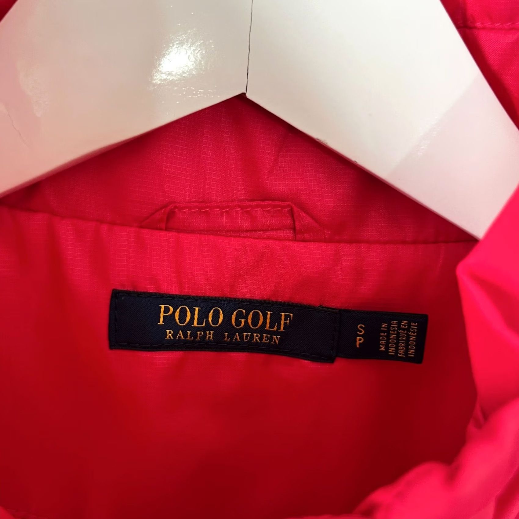 Ralph Lauren Polo Golf Ralph Lauren Performance Wind Vest Small Embroidered Dragon 1925 Logo Women's Pink Vest with Full Zip Pockets Size S / US 4 / IT 40 - 5 Thumbnail