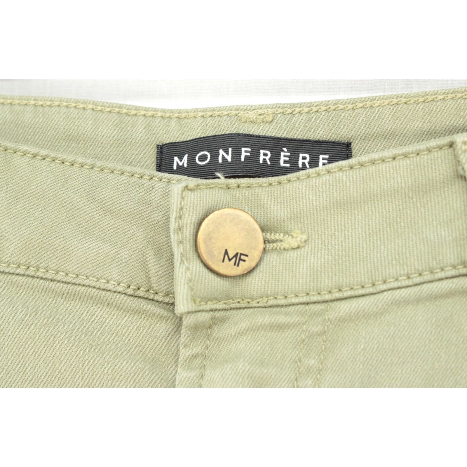 MONFRERE MONFRERE Brando Slim Jeans Men's 34 Green Stretch Modern Mid Rise Street Wear Shirt Size US 34 / EU 50 - 5 Thumbnail