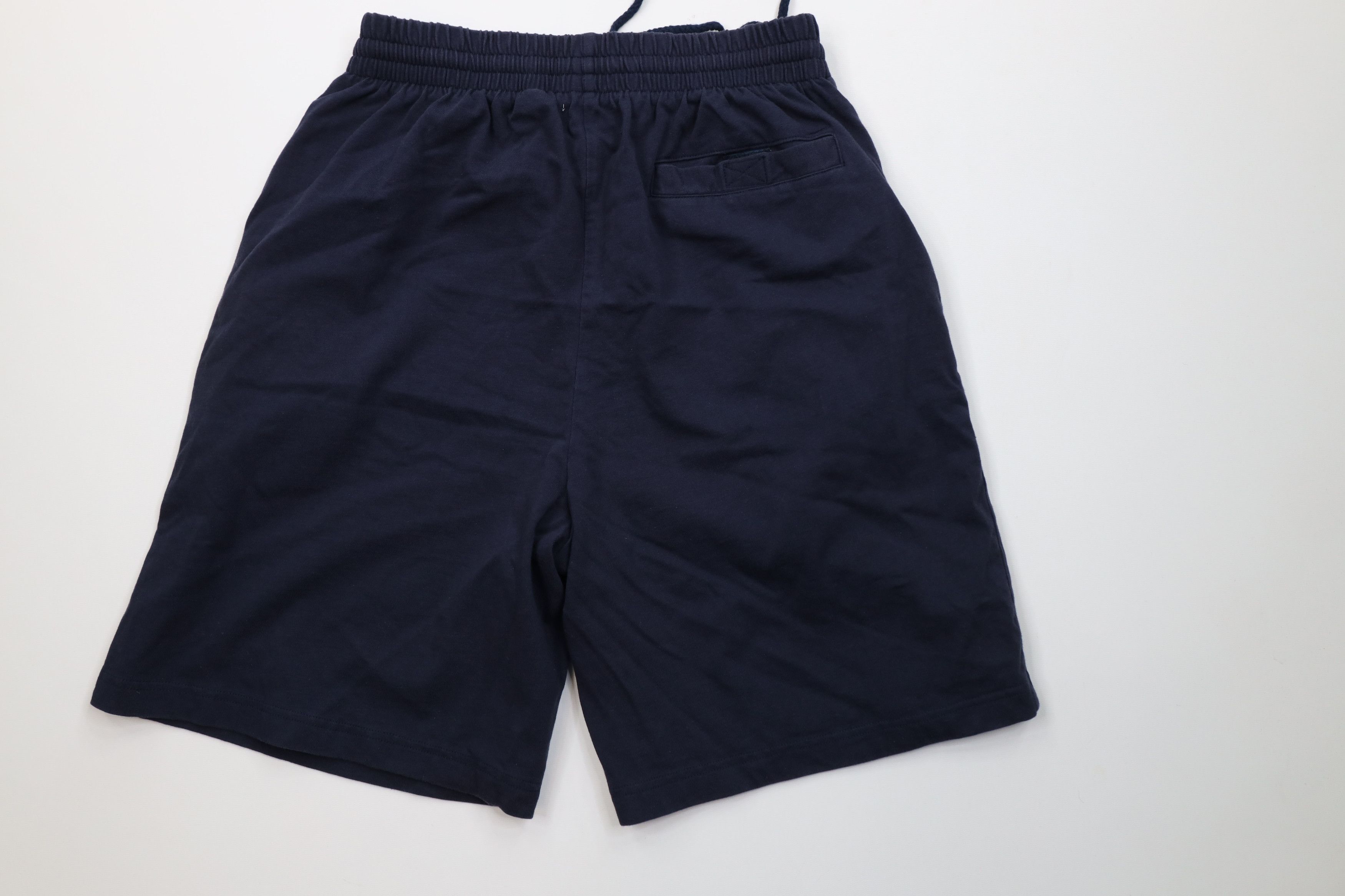 Fila Vintage 90s FILA Spell Above Knee Shorts Navy Blue Cotton Size US 34 / EU 50 - 8 Thumbnail