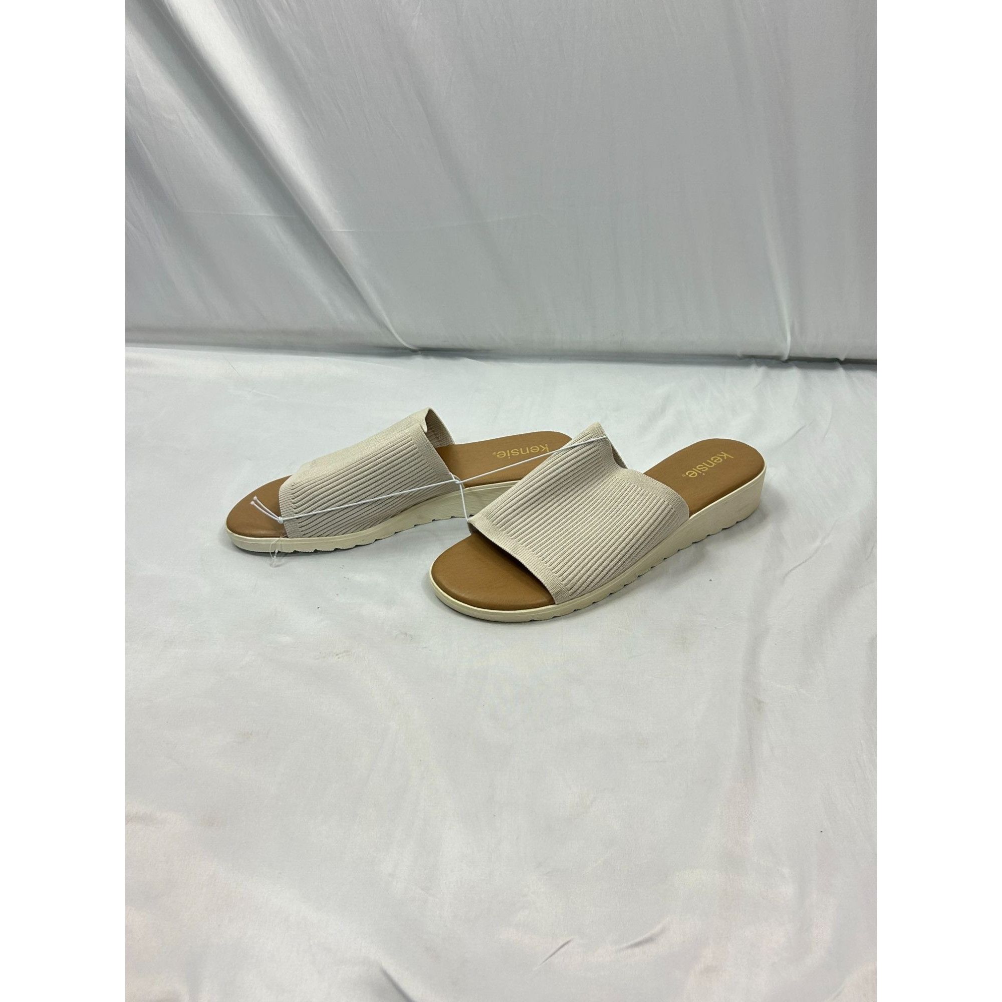 Other Kensie Ellie Slide Sandals Women’s Size 10 Beige Platform Ri Size US 10 / IT 40 - 5 Thumbnail