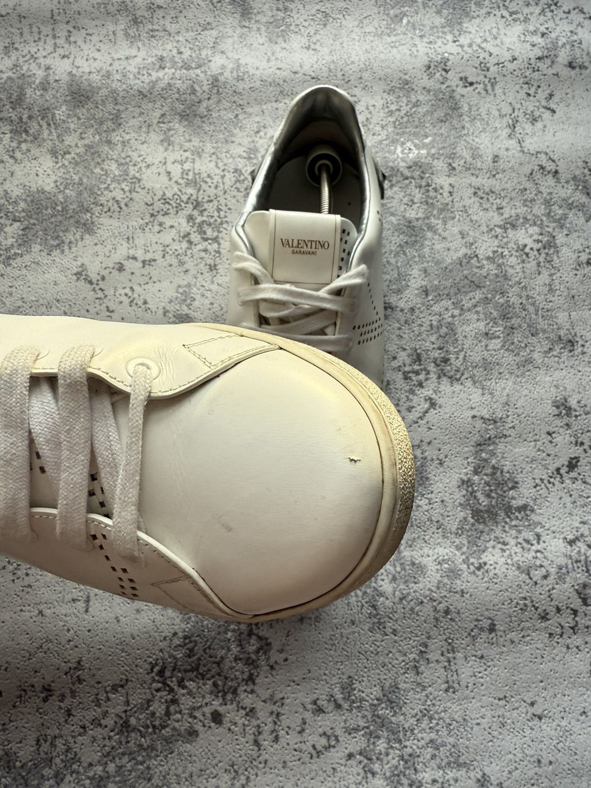 Valentino Valentino Garavani Vlogo Backnet Rockstud Leather Shoes Size US 9 / IT 39 - 17 Thumbnail