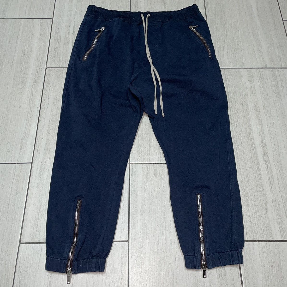 Rick Owens Rick Owens Perfoma 2020 Zipper Sweatpants Size US 36 / EU 52 - 1 Thumbnail