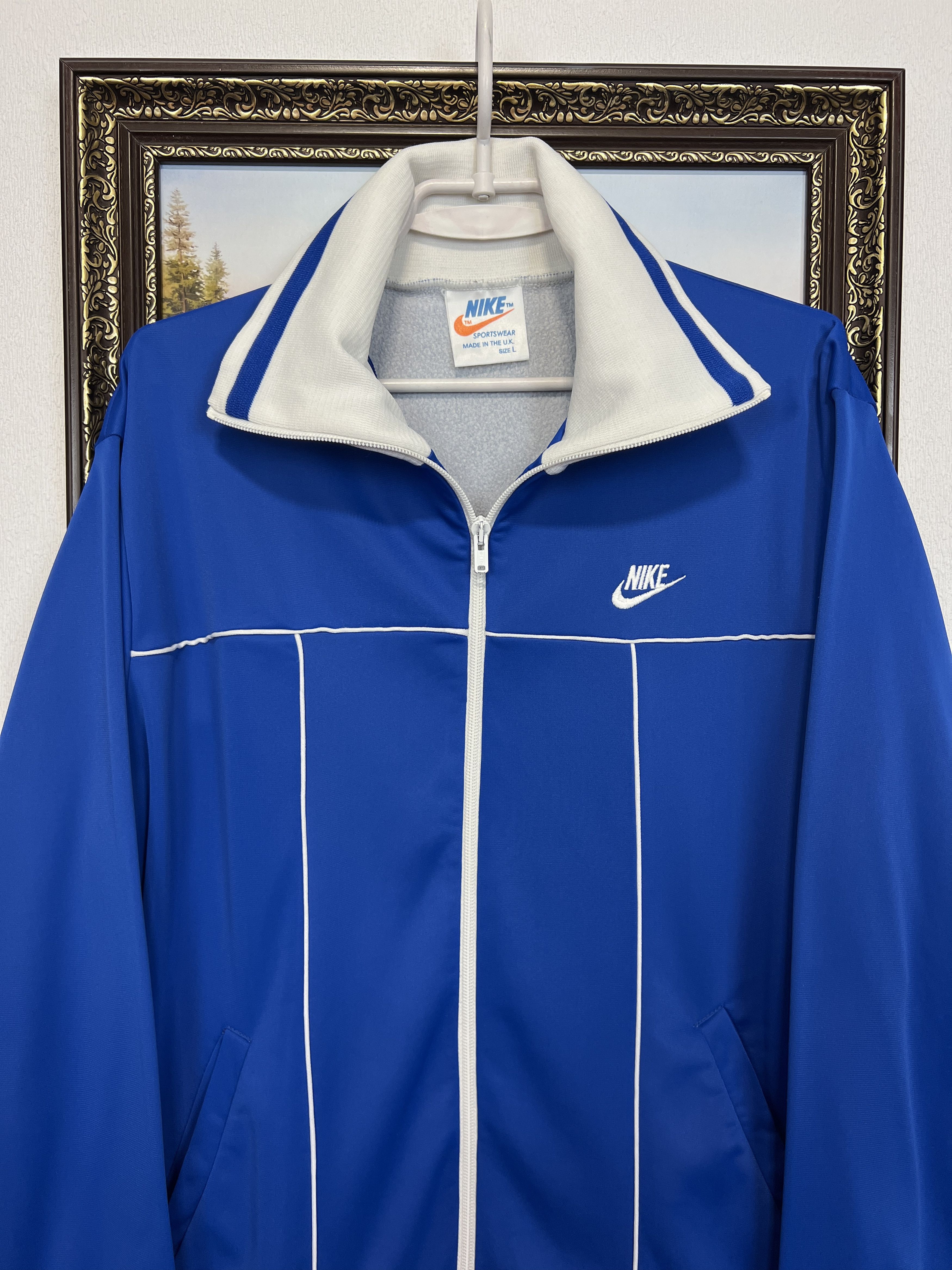 Nike Vintage 80's Nylon Jacket Activewear Track Top Zip Rare Size US L / EU 52-54 / 3 - 2 Thumbnail