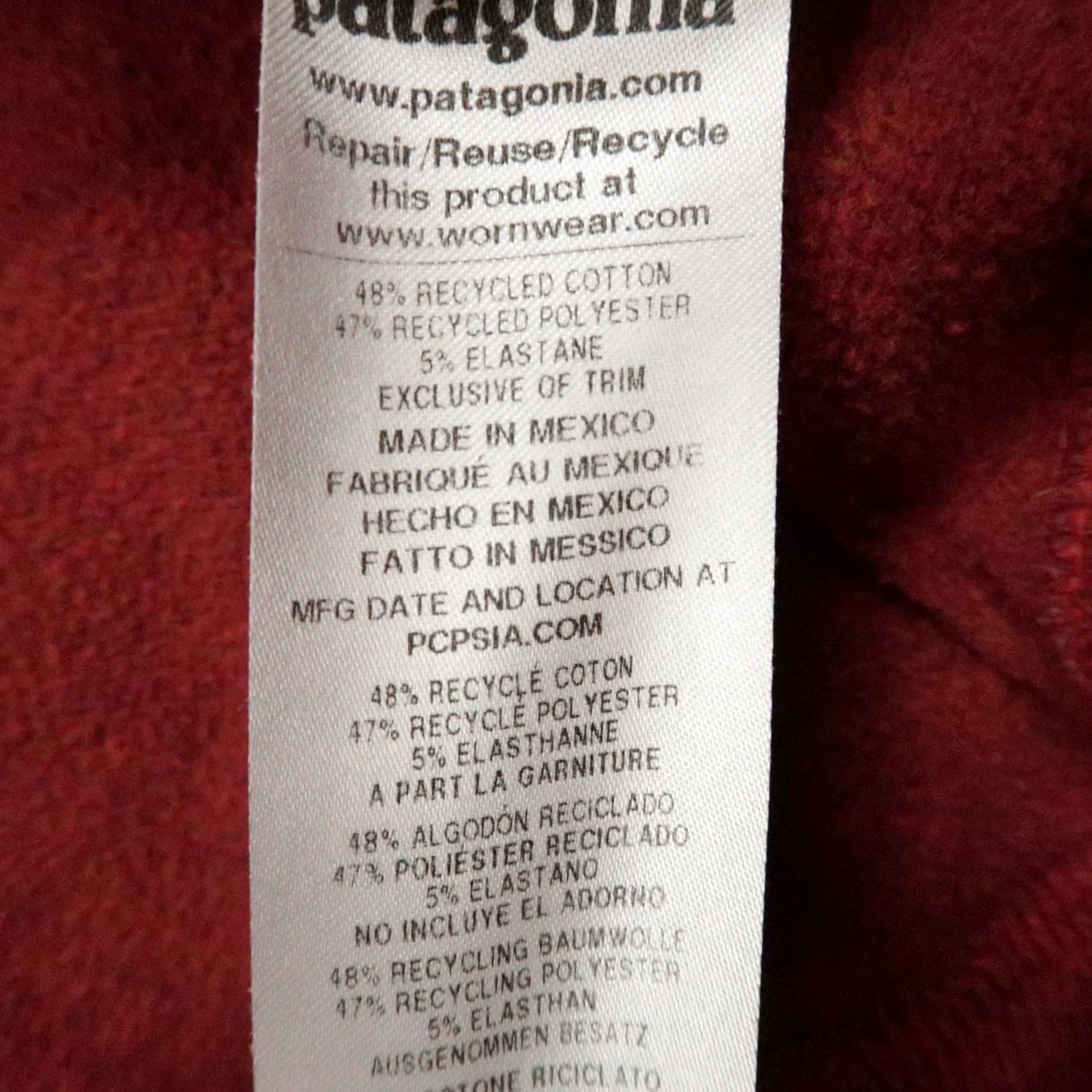 Patagonia Patagonia Hoodie Mens M Red Line Logo Ridge Uprisal Pockets Hooded Graphic Print Sweatshirt Size US M / EU 48-50 / 2 - 5 Thumbnail