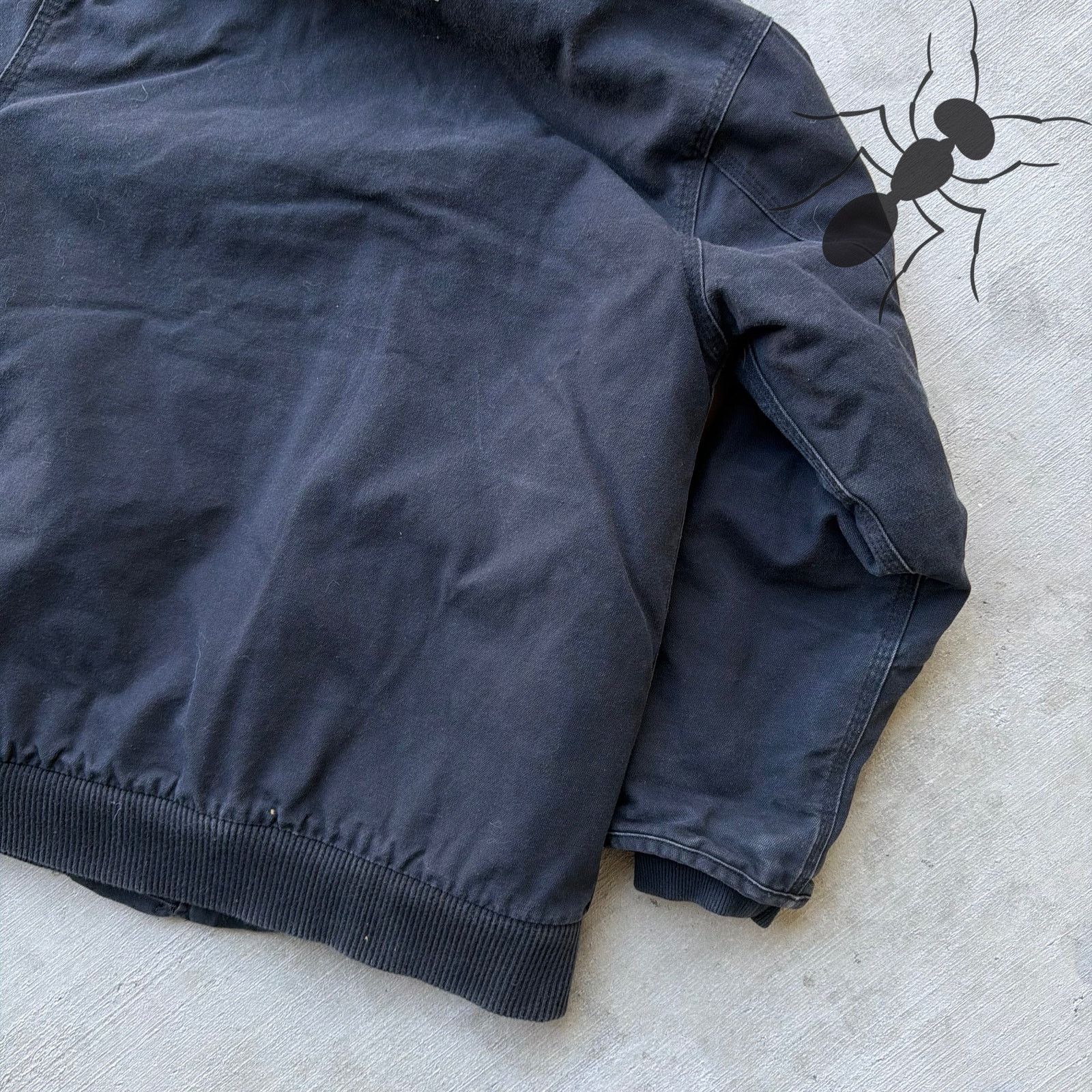 Carhartt × Vintage Carhartt YOUTH black hooded work wear jacket Size US XS / EU 42 / 0 - 8 Thumbnail