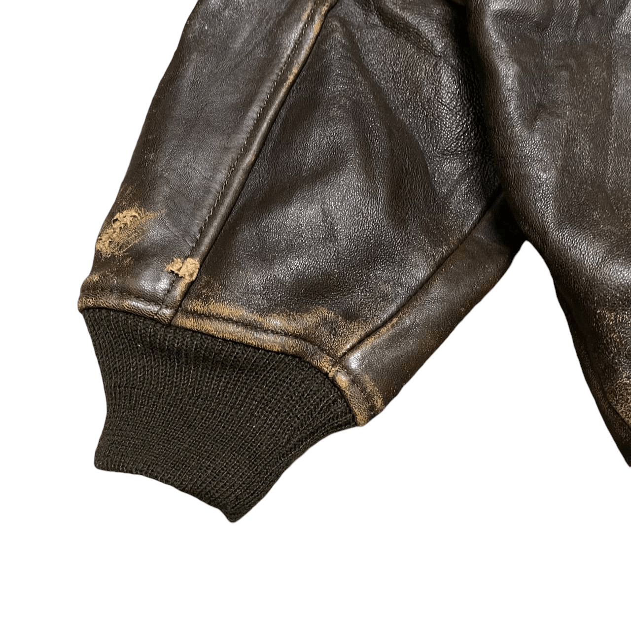 Leather Vintage Japanese Brand Bomber Leather Jacket A2 Size US L / EU 52-54 / 3 - 14 Thumbnail