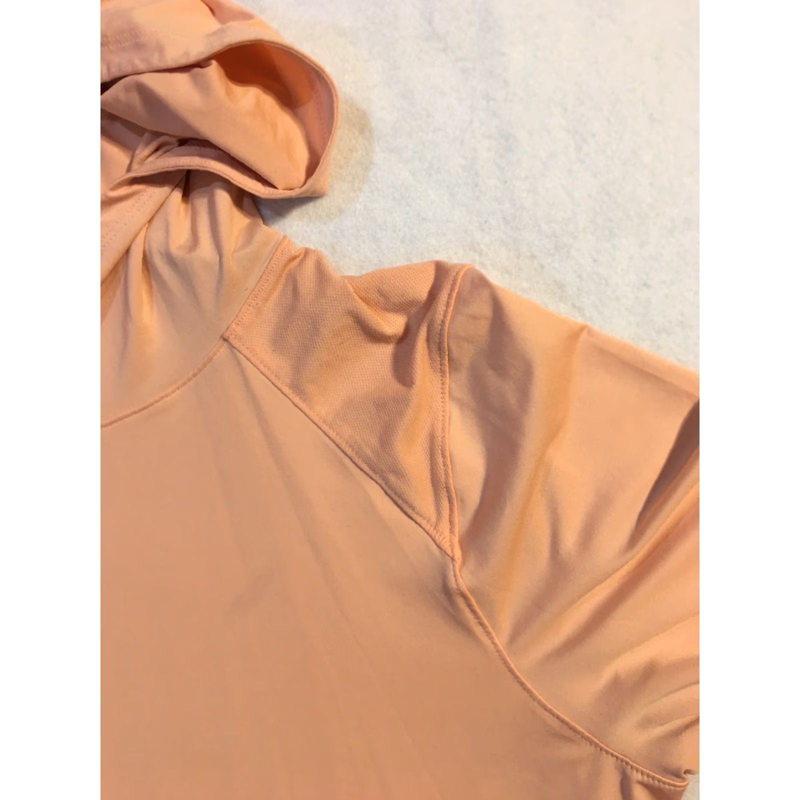 Under Armour Under Armour Hoodie Women XL Loose Lightweight Knit Henley Orange Mint /B3 Size XL / US 12-14 / IT 48-50 - 3 Thumbnail