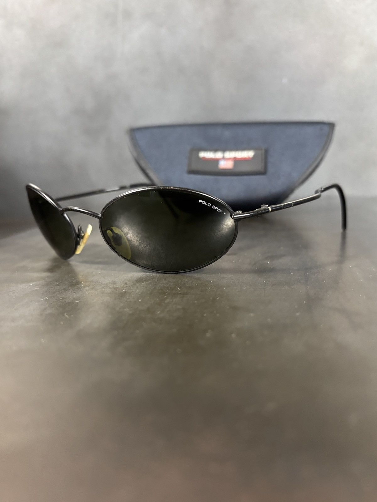 Polo Ralph Lauren 1990s Polo Sport Sunglasses Metal Oval 90 Vintage Polo Sport Size ONE SIZE - 1 Thumbnail