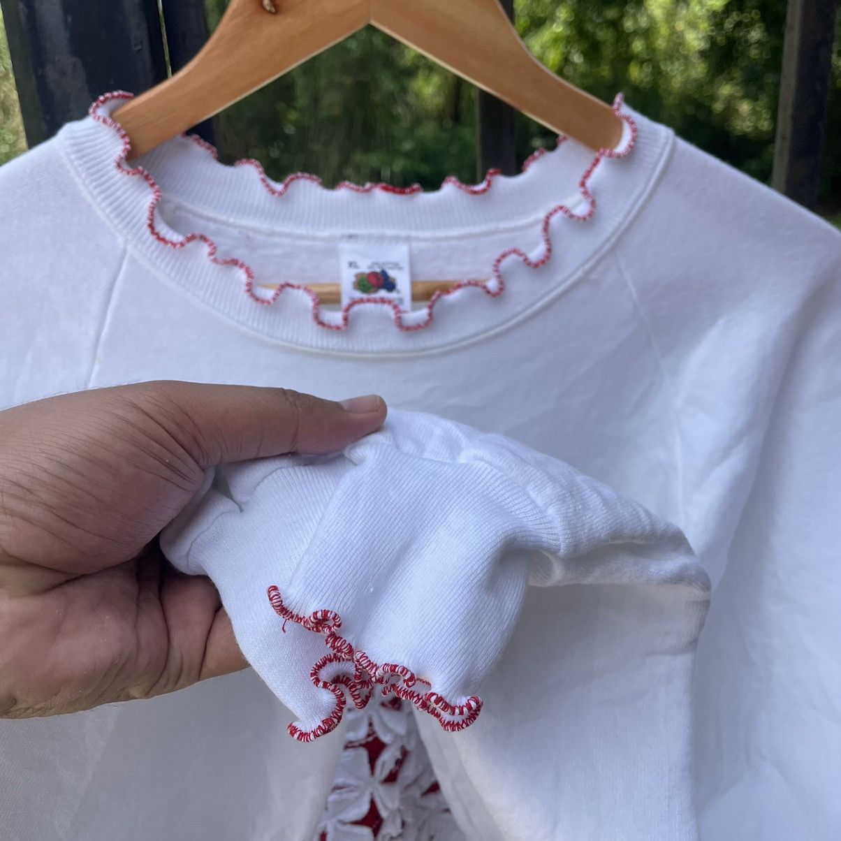 Fruit Of The Loom × Vintage 🔥Vintage 90s Texas Affection Flower Sweatshirts Size US M / EU 48-50 / 2 - 9 Thumbnail
