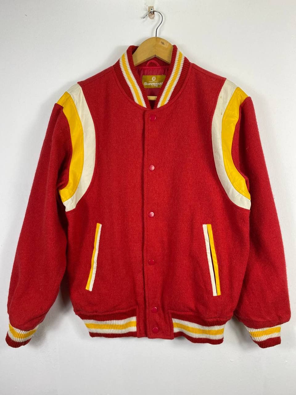 Japanese Brand vintage sunnypal japanese brand wool varsity jacket Size US M / EU 48-50 / 2 - 1 Thumbnail