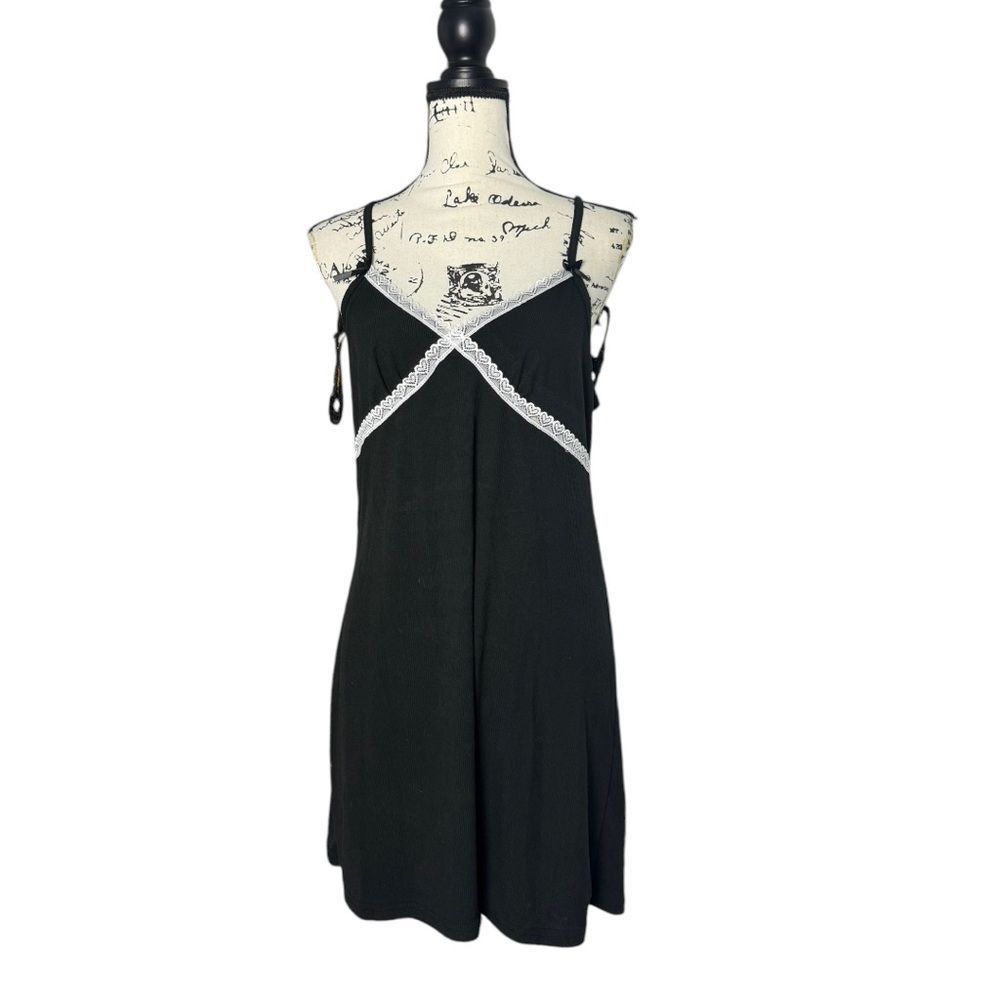 Other Love to Sleep SZ L Black nightgown Size ONE SIZE - 3 Thumbnail