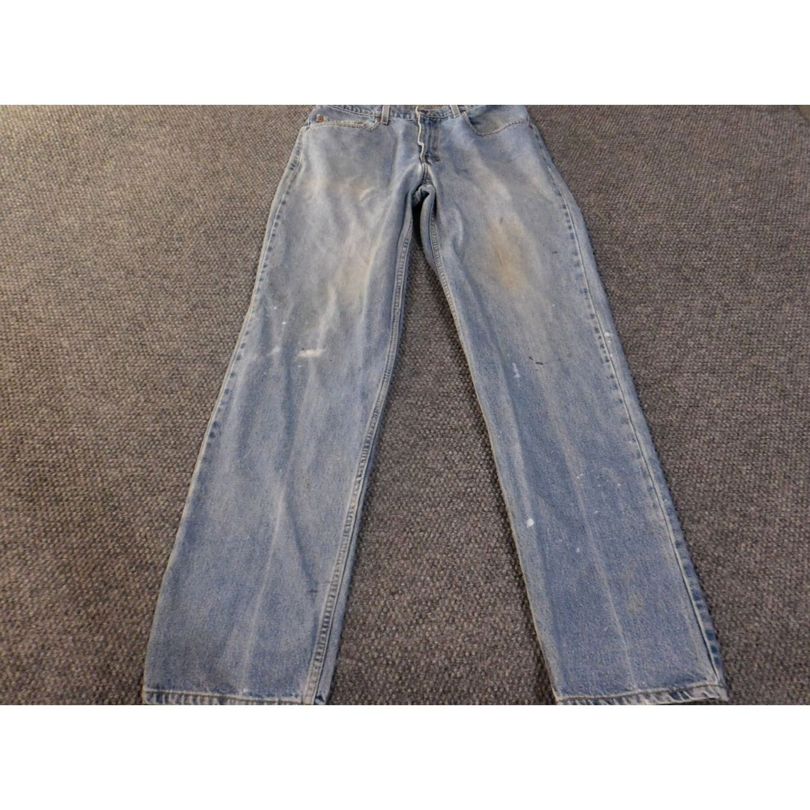 Levi's VINTAGE Levi's 560 Jeans Mens 34x34 Blue Relaxed Fit Denim Distressed Workwear 90s Mens Size US 34 / EU 50 - 2 Thumbnail