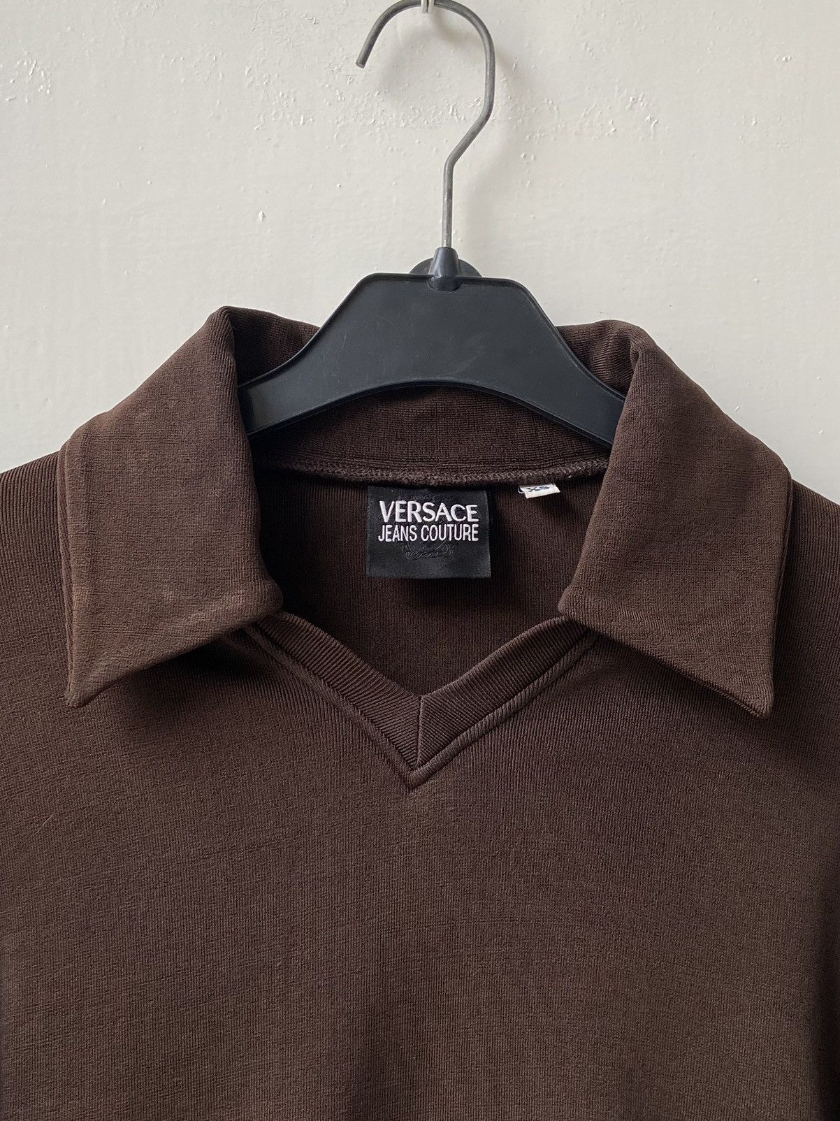Versace Versace Jeans Couture Brown T-shirt Size XXS / US 00 / IT 34 - 4 Thumbnail