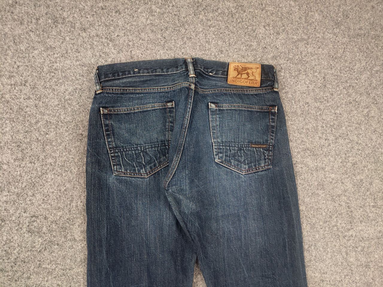 Indigofera Indigofera Vintage Selvedge Distressed Japan Denim Jeans Size US 34 / EU 50 - 8 Thumbnail
