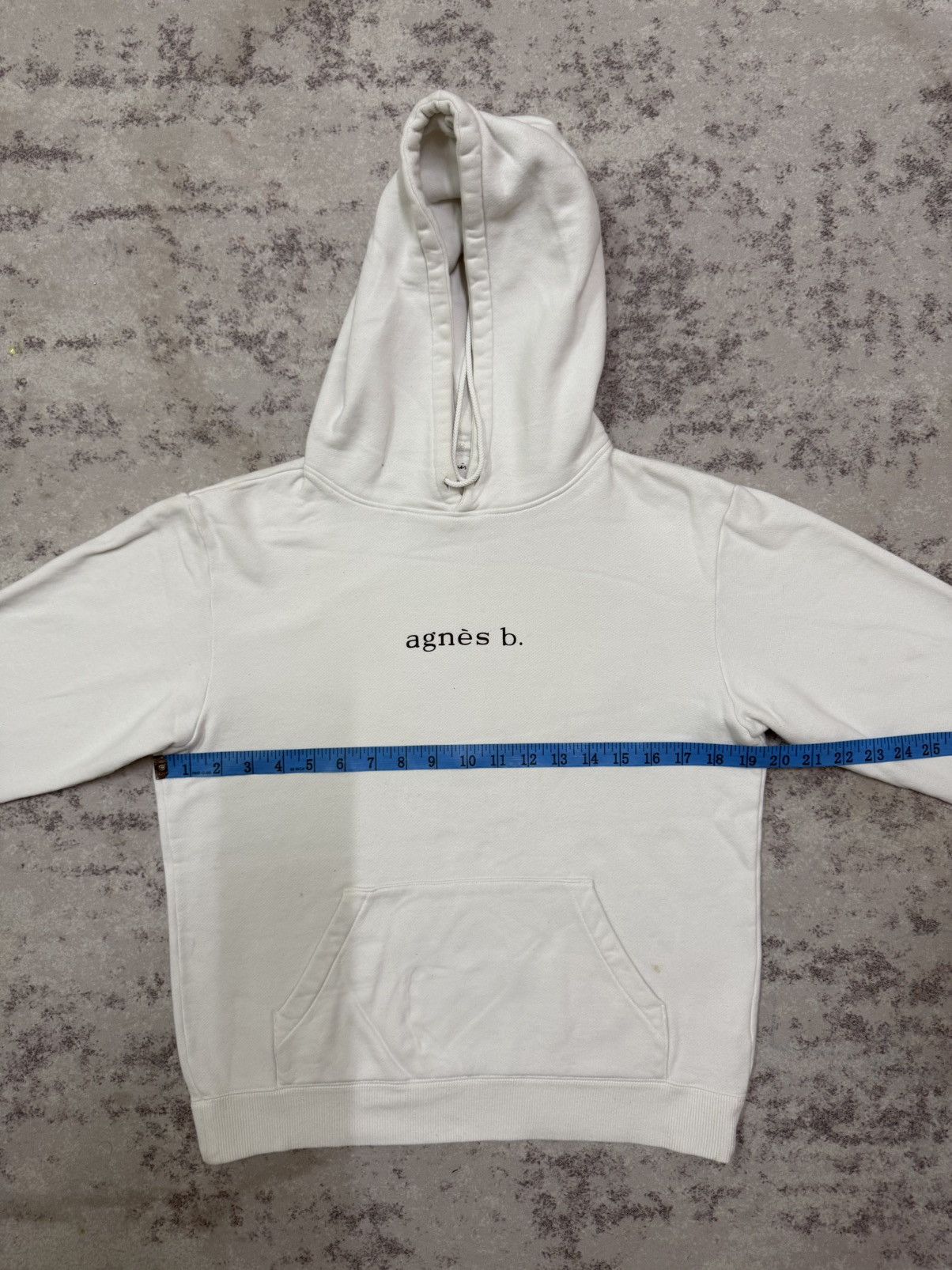 agnes b. Vintage Agnes B. Center Logo Pullover Sweater Hoodie Size S / US 4 / IT 40 - 15 Thumbnail